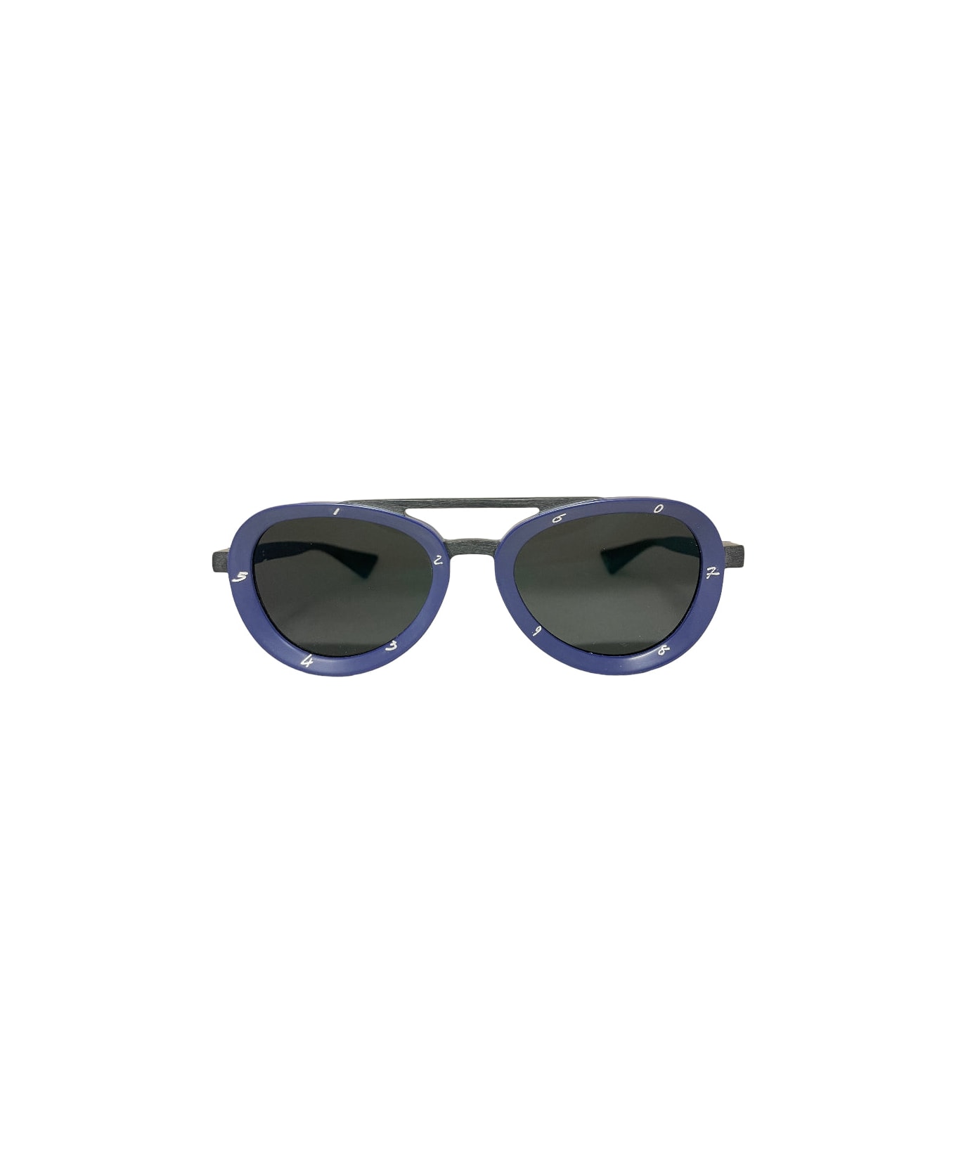 Piero Massaro Pm373 - Matte Blue Sunglasses サングラス