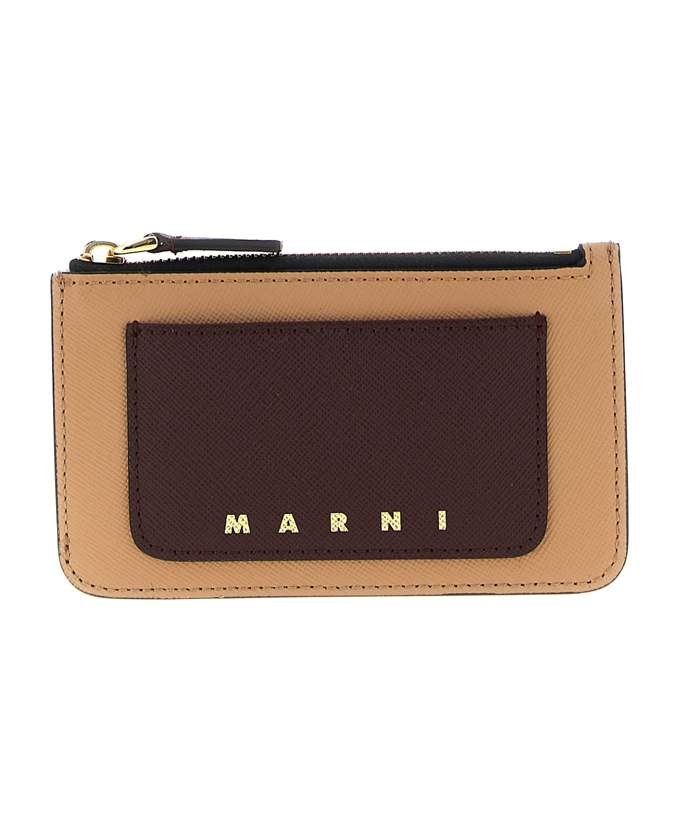 Marni Saffiano Leather Cardholder - Multicolor