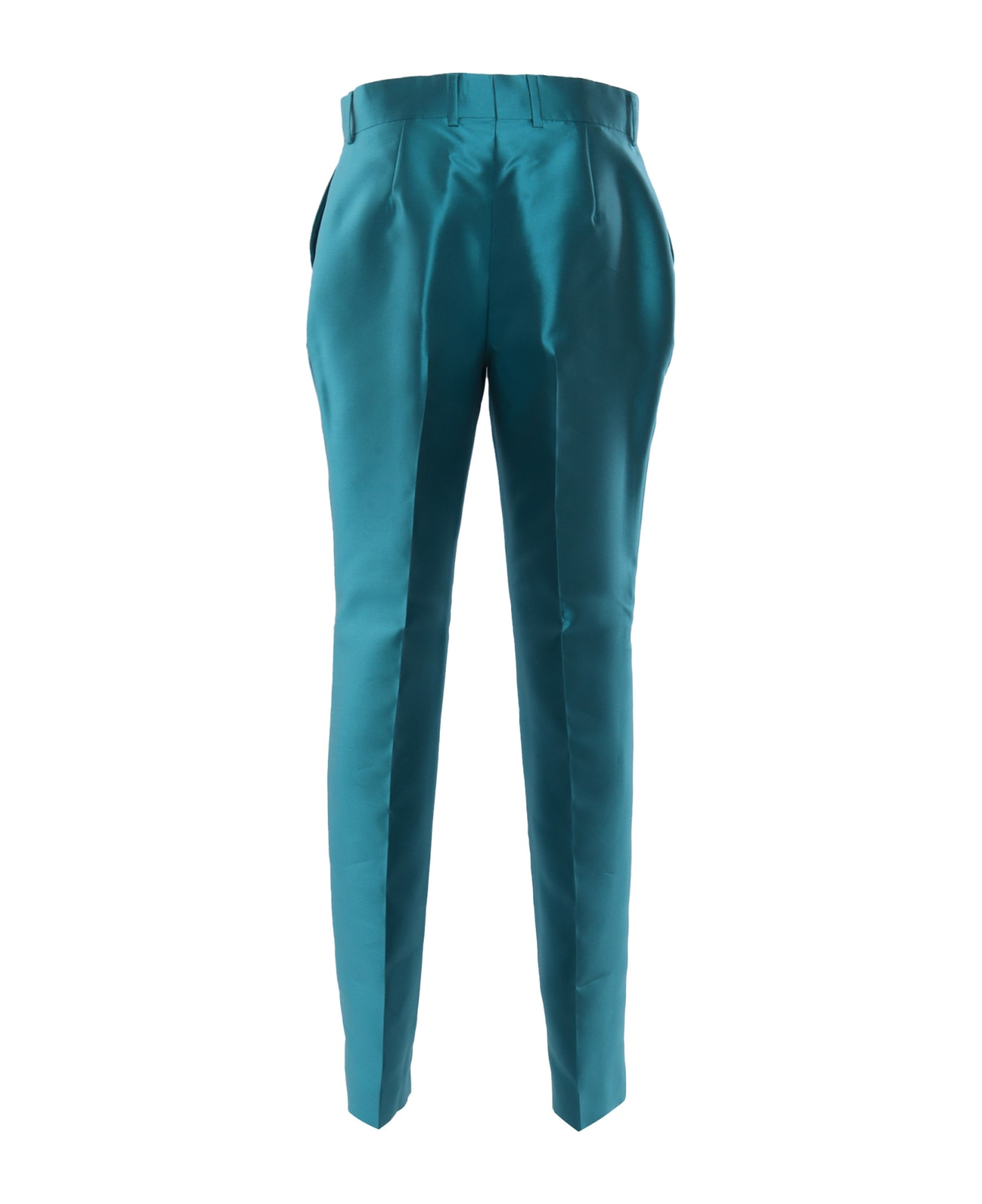 Alberta Ferretti Turquoise Trousers - LIGHT BLUE