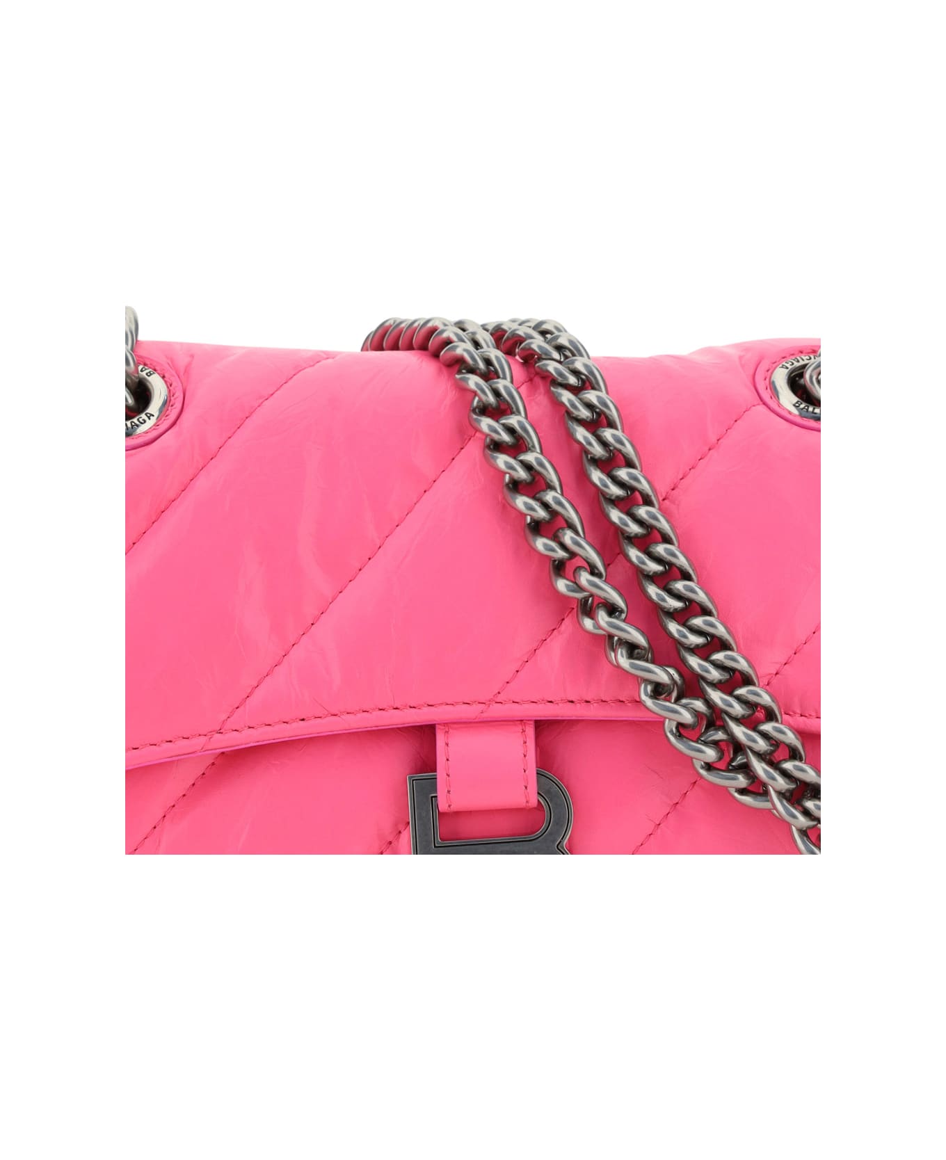 Balenciaga Crush Shoulder Bag - Pink