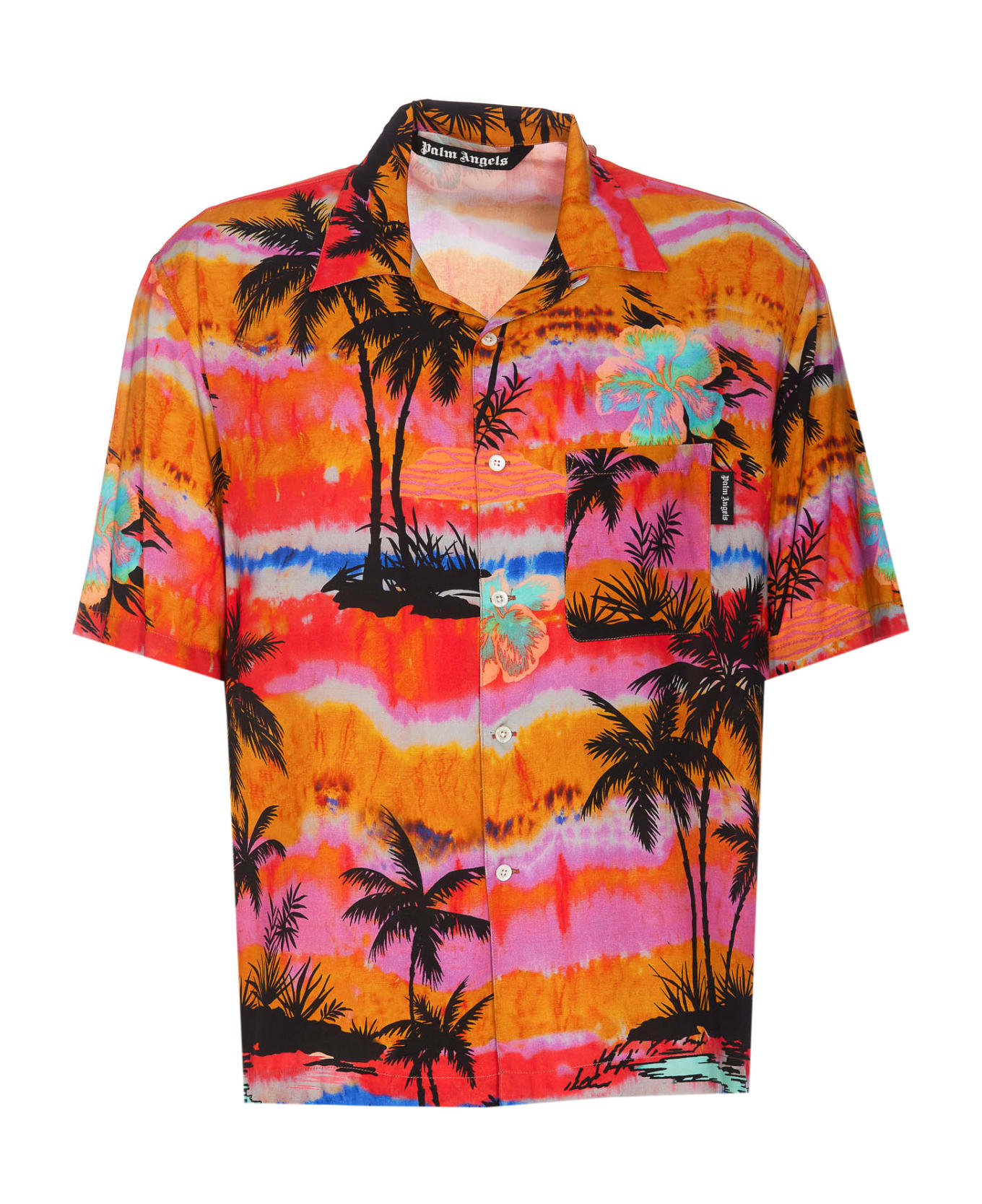 Palm Angels Printed Viscose Shirt - Multicolor シャツ
