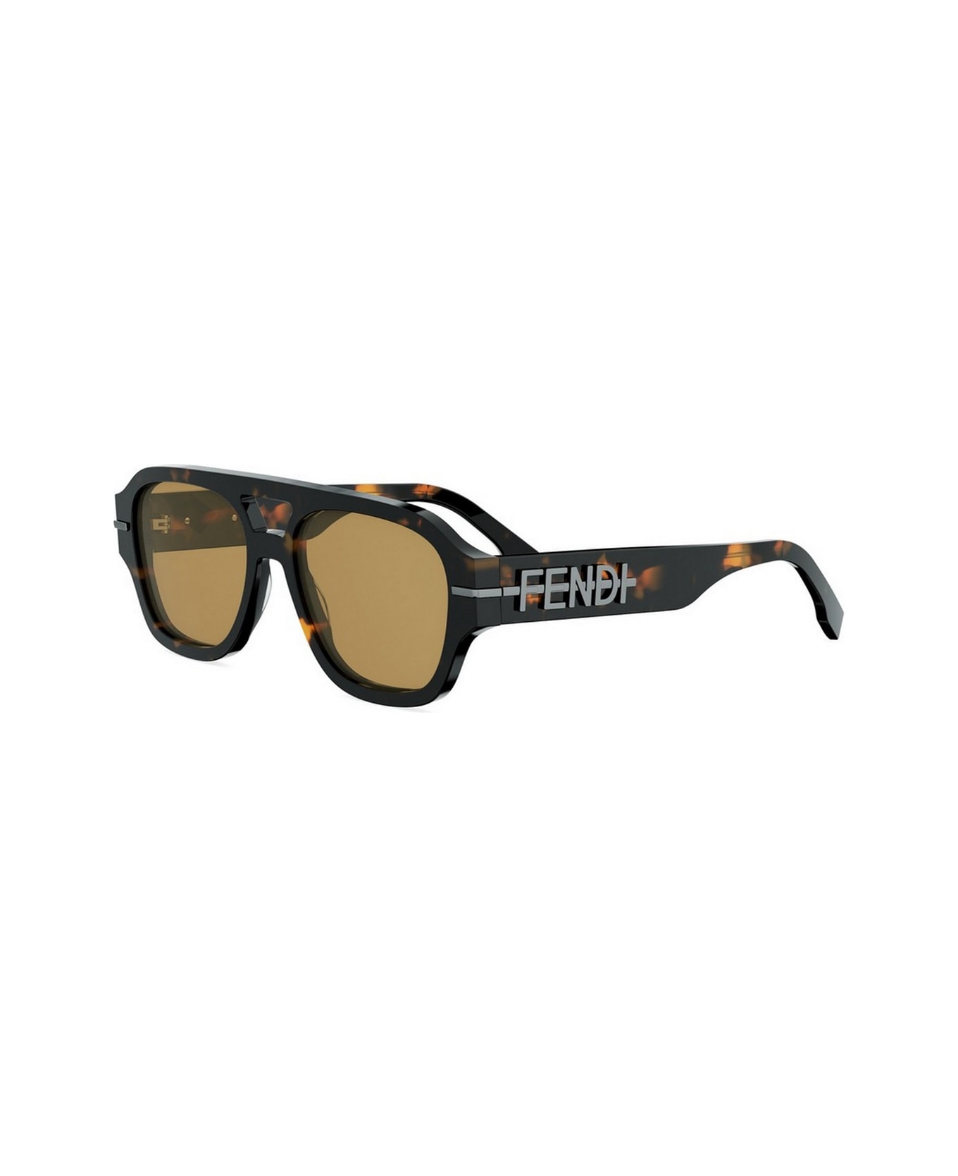 Fendi Eyewear Fe40130i Fendigraphy 56j Havana Sunglasses - Havana