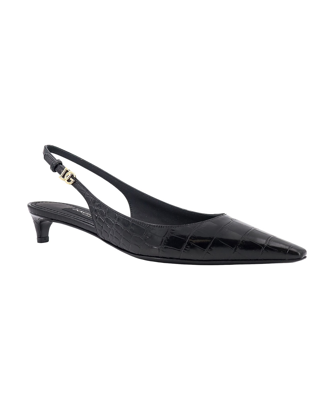 Dolce & Gabbana 'mun' Slingback - Black