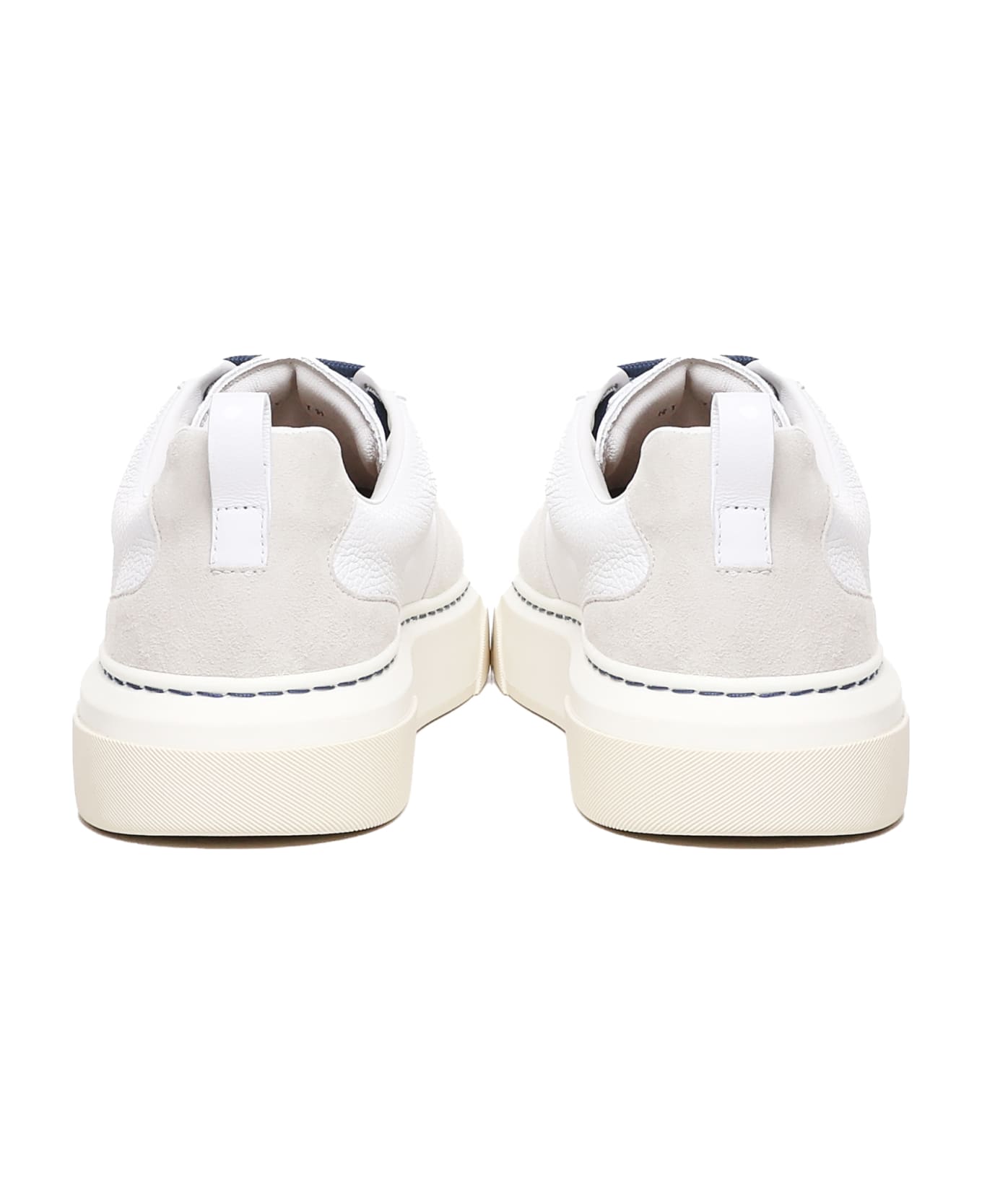 Ferragamo Sneakers In Calfskin - White