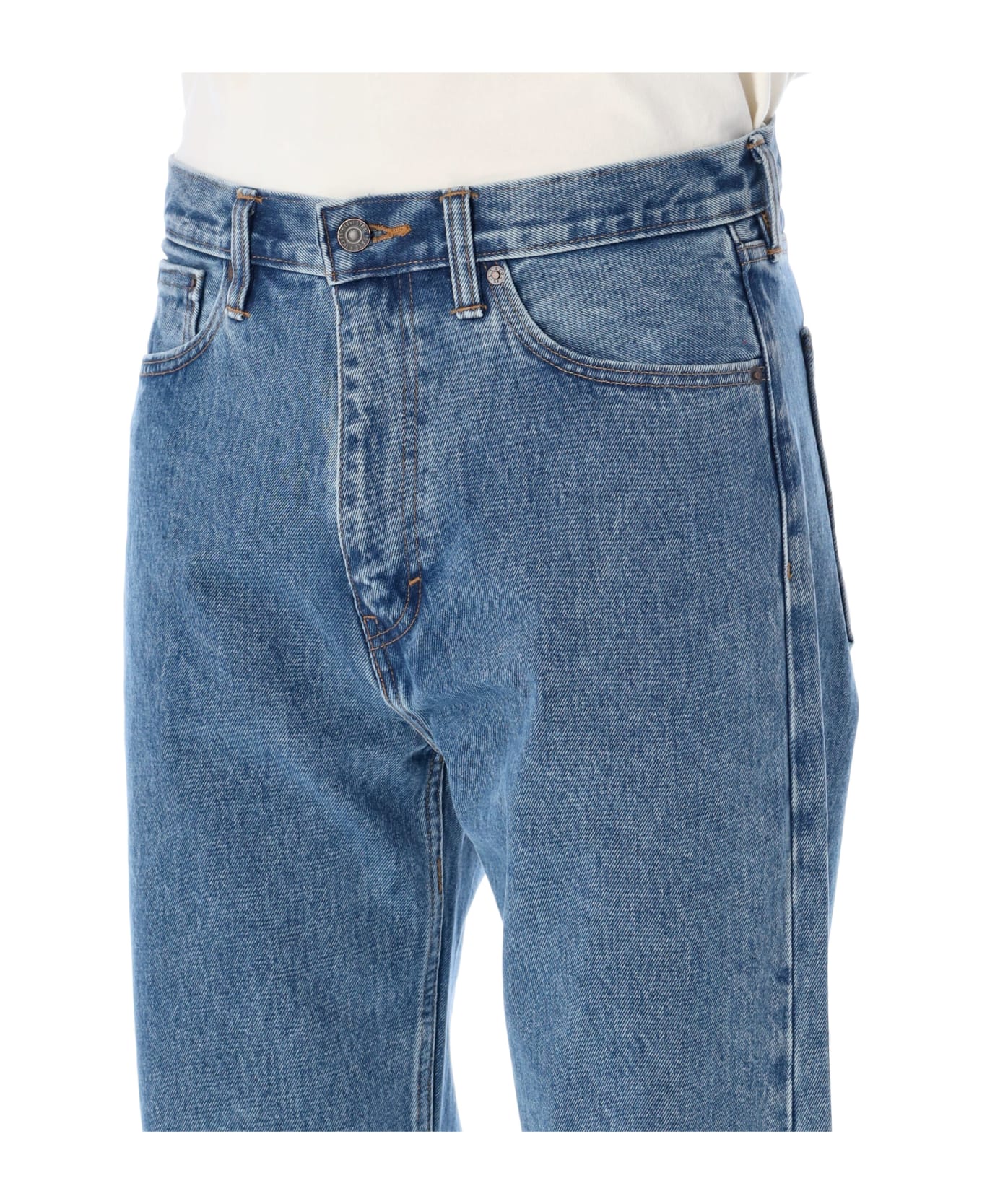 Levi's Cotton Baggy Five Pocket Jeans - MED BLUE デニム