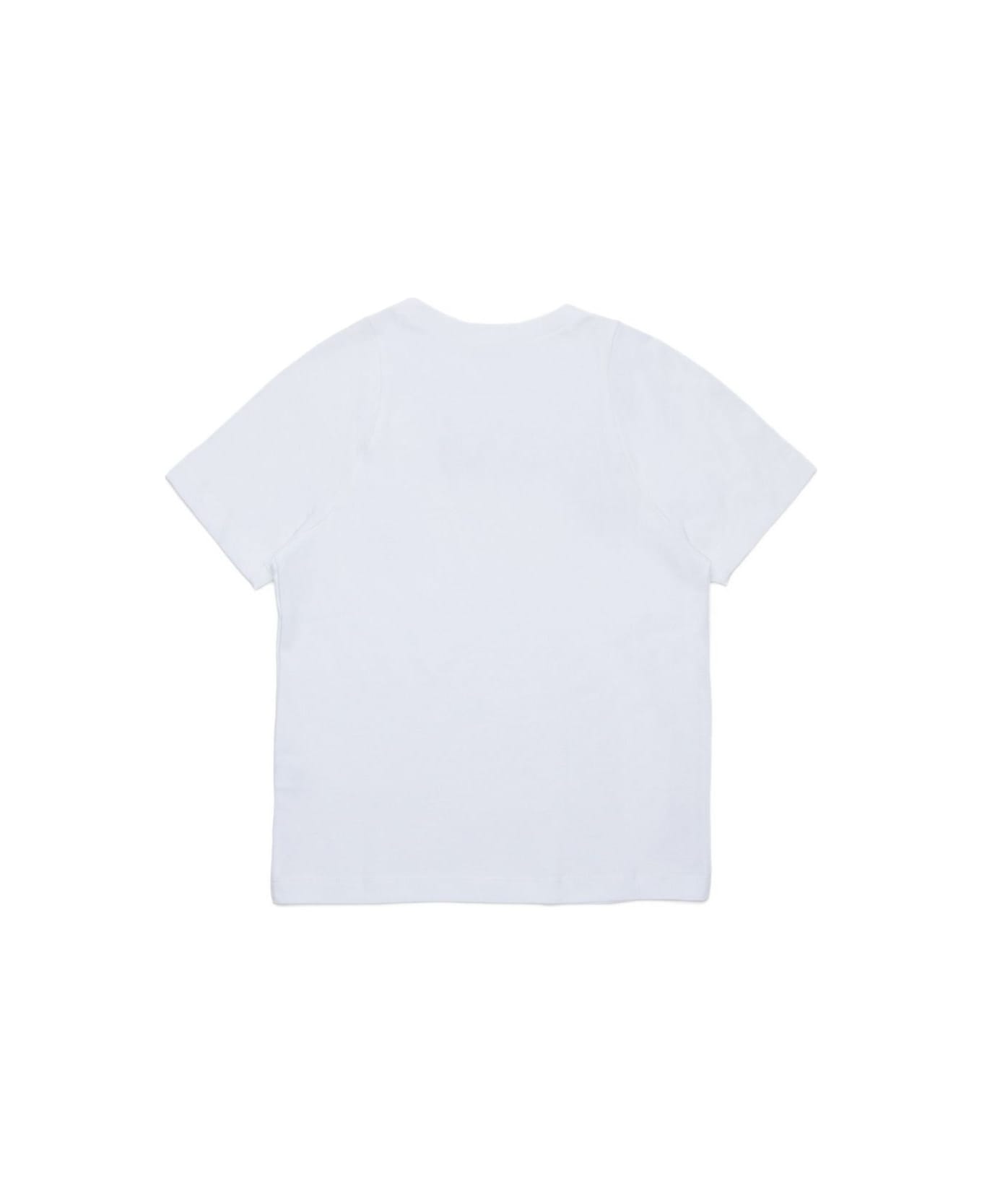N.21 Nº21 Kids White Crew-neck - White
