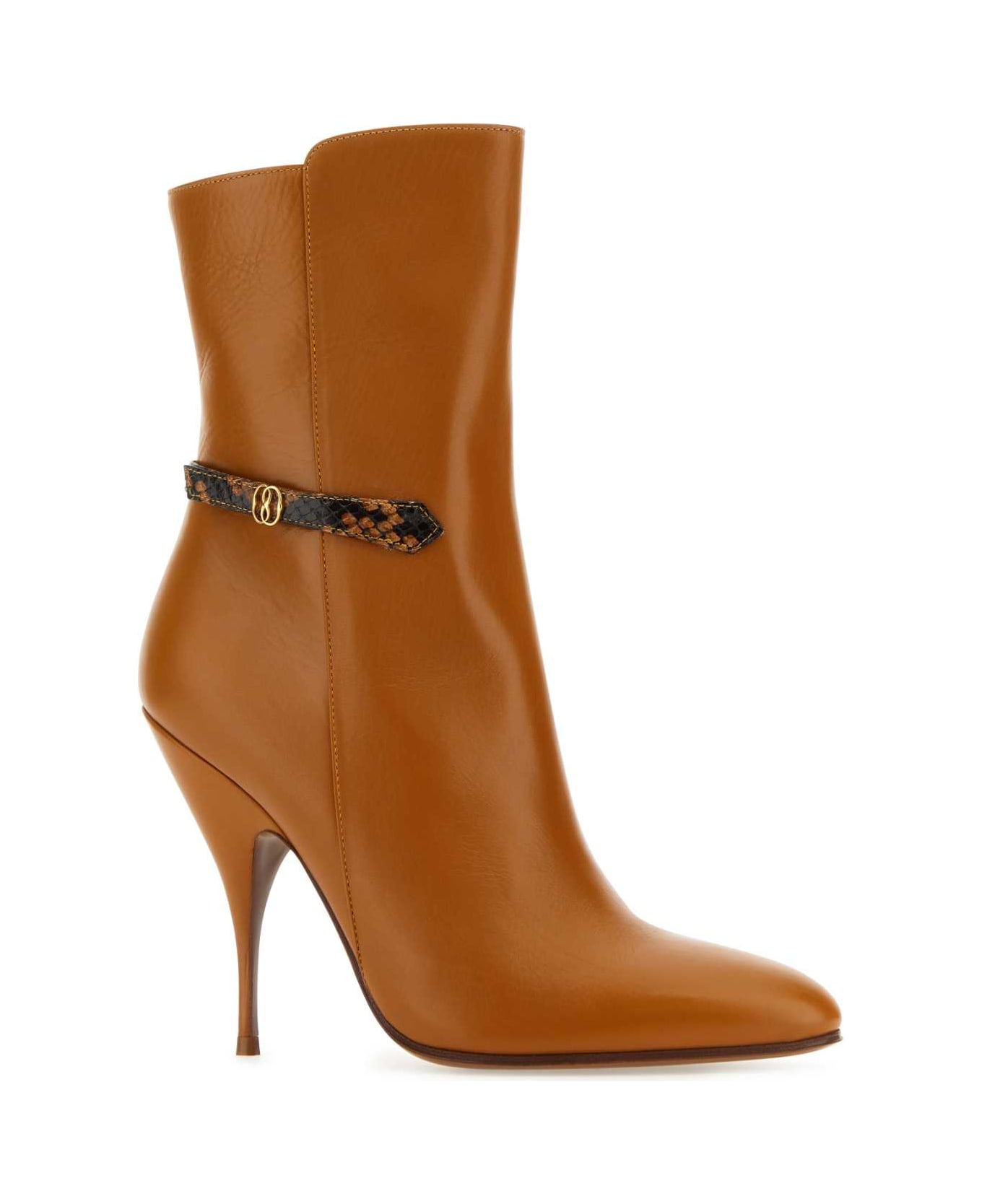 Bally Caramel Leather Odeya Ankle Boots - DESERTO22 ブーツ