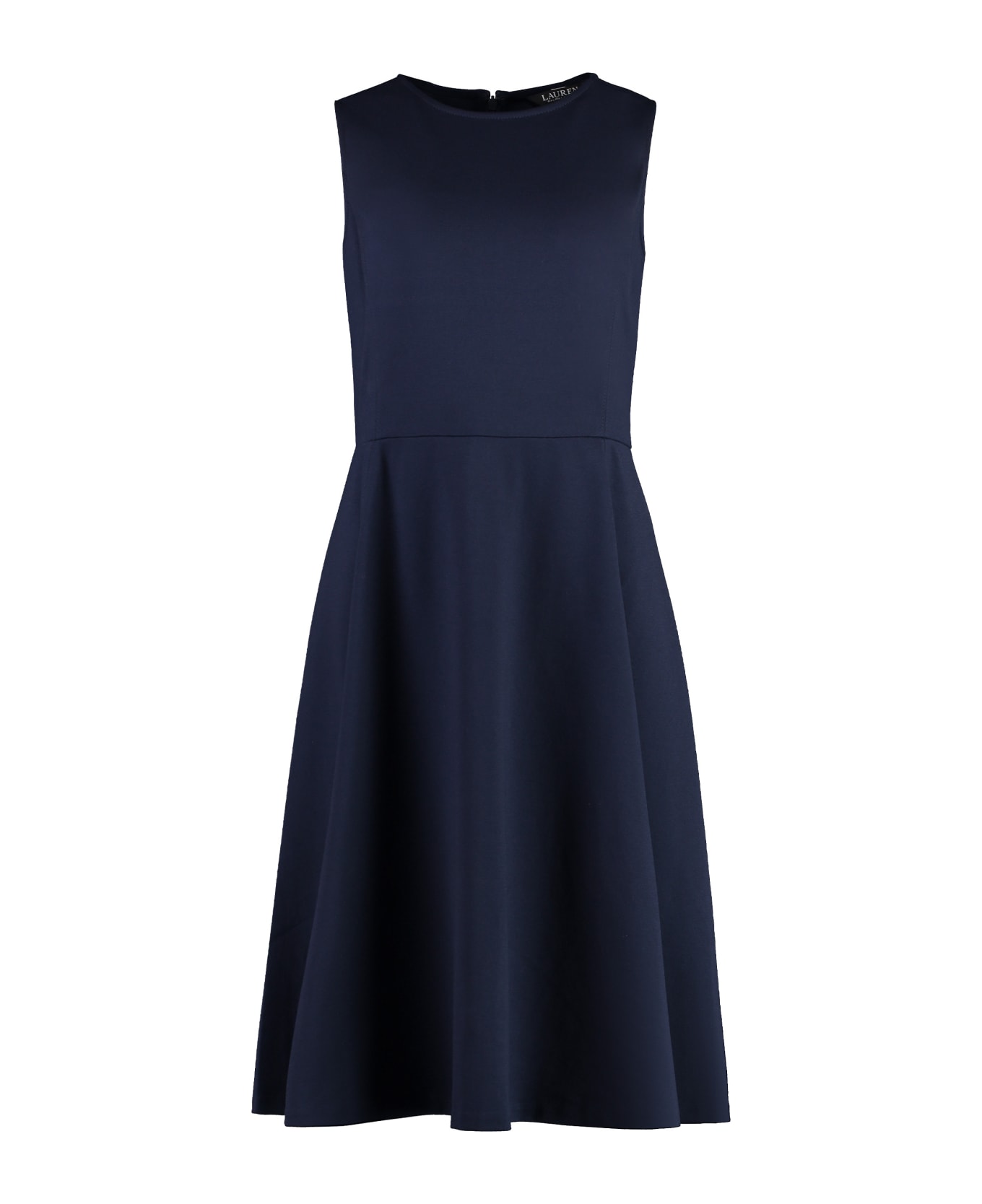 Ralph Lauren Midi Viscose Dress - blue