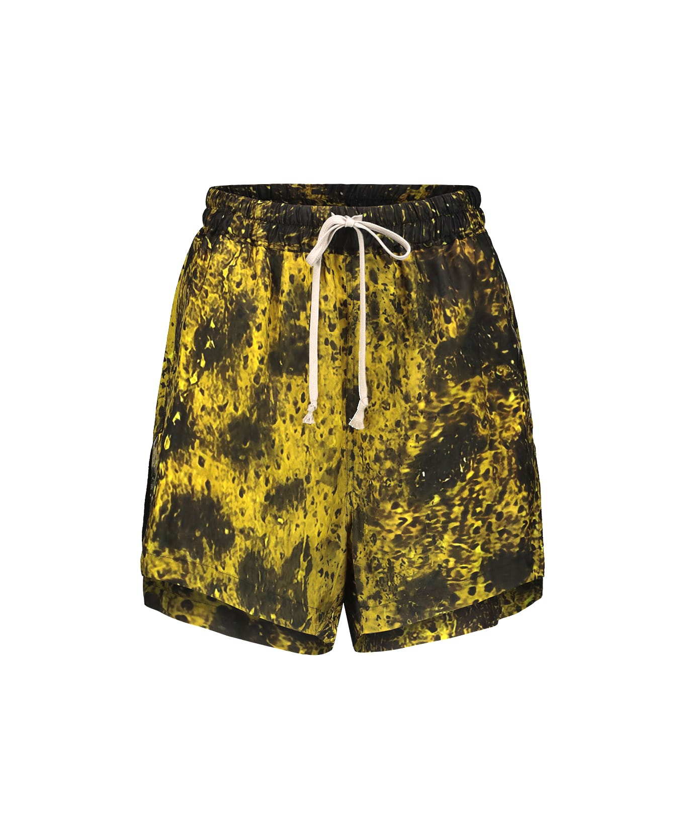 Rick Owens Boxers In Cupro - Acid Black