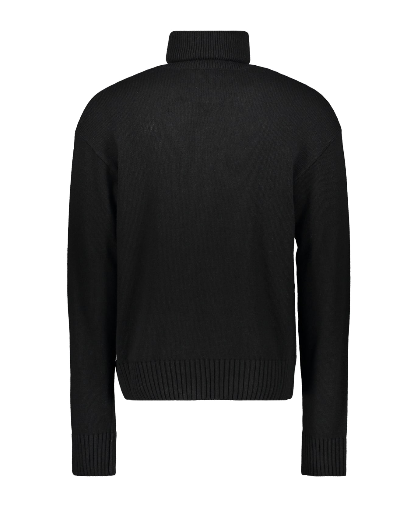 Off-White Turtleneck Sweater - black