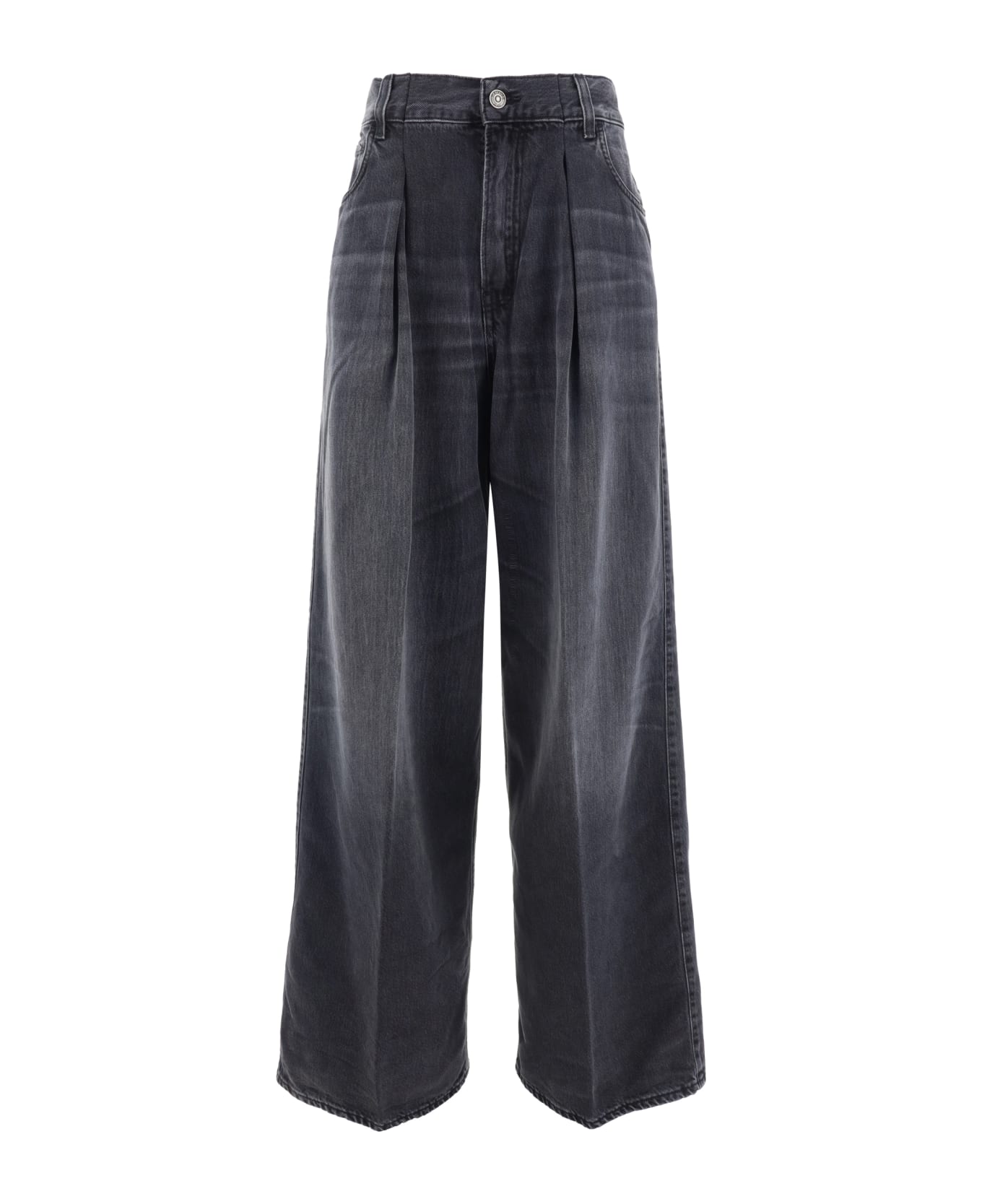 Haikure Candy Black Tencel Jeans - BLACK