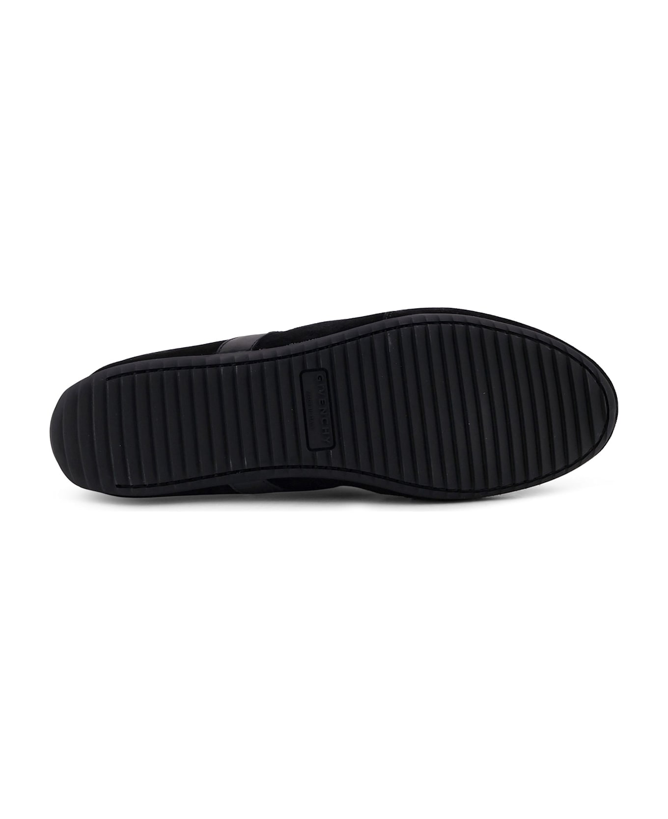 Givenchy Baskets Low-top Leather And Suede Sneakers - Black