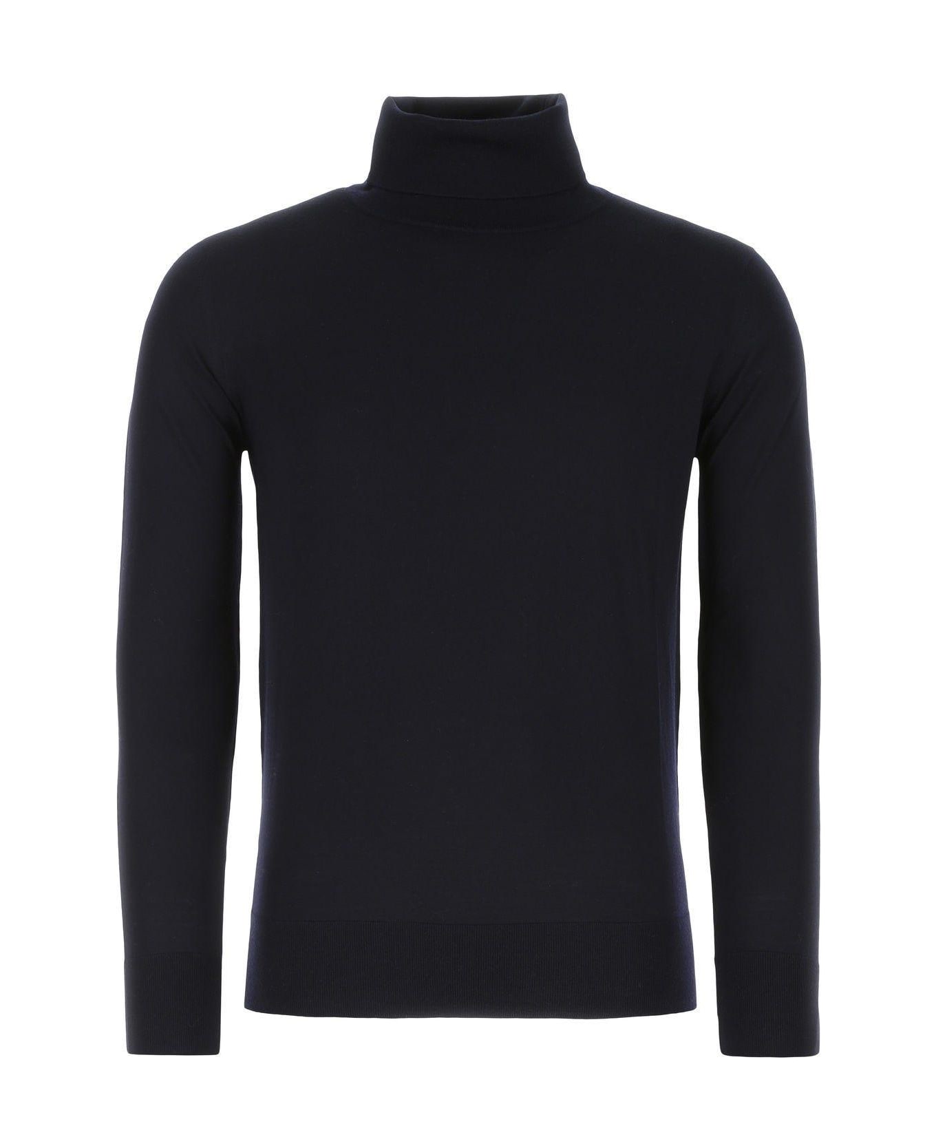 Loro Piana Midnight Blue Wool Sweater - Total eclipse