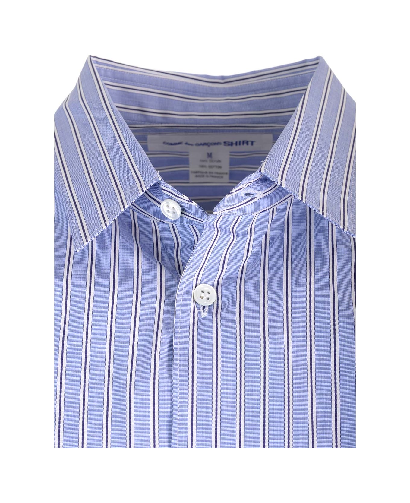 Comme des Garçons Shirt Striped Shirt With Pocket - MULTICOLOR
