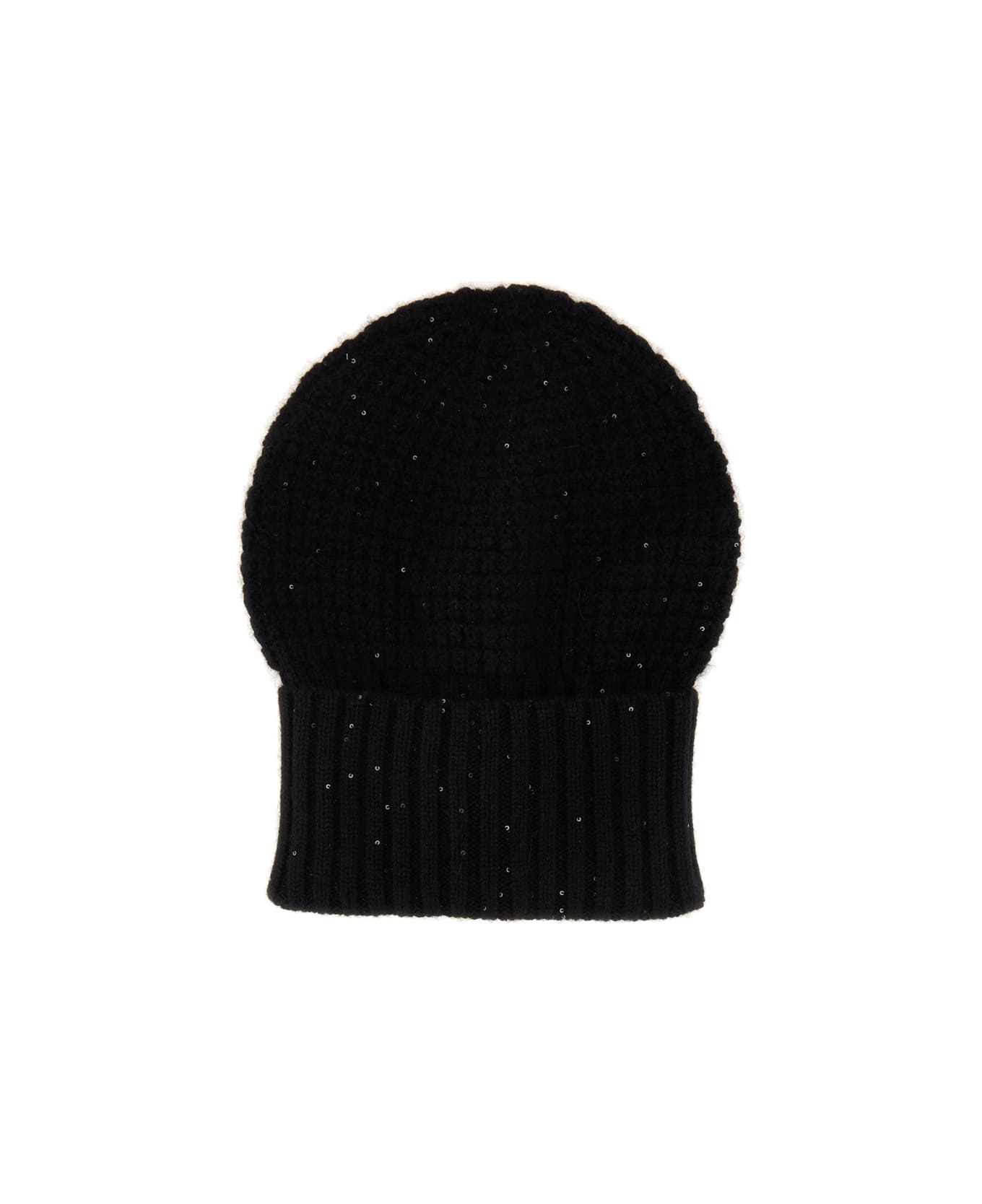 Fabiana Filippi Sequined Beanie - BLACK