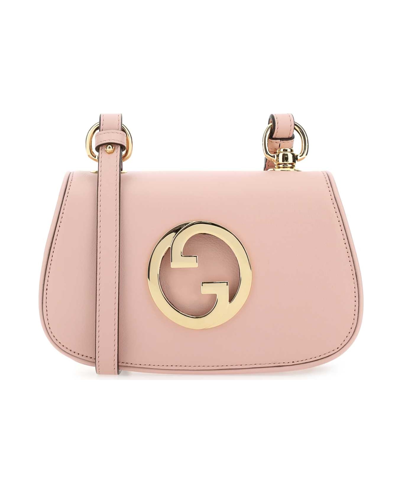 Gucci Pink Leather Gucci Blondie Crossbody Bag - Pink