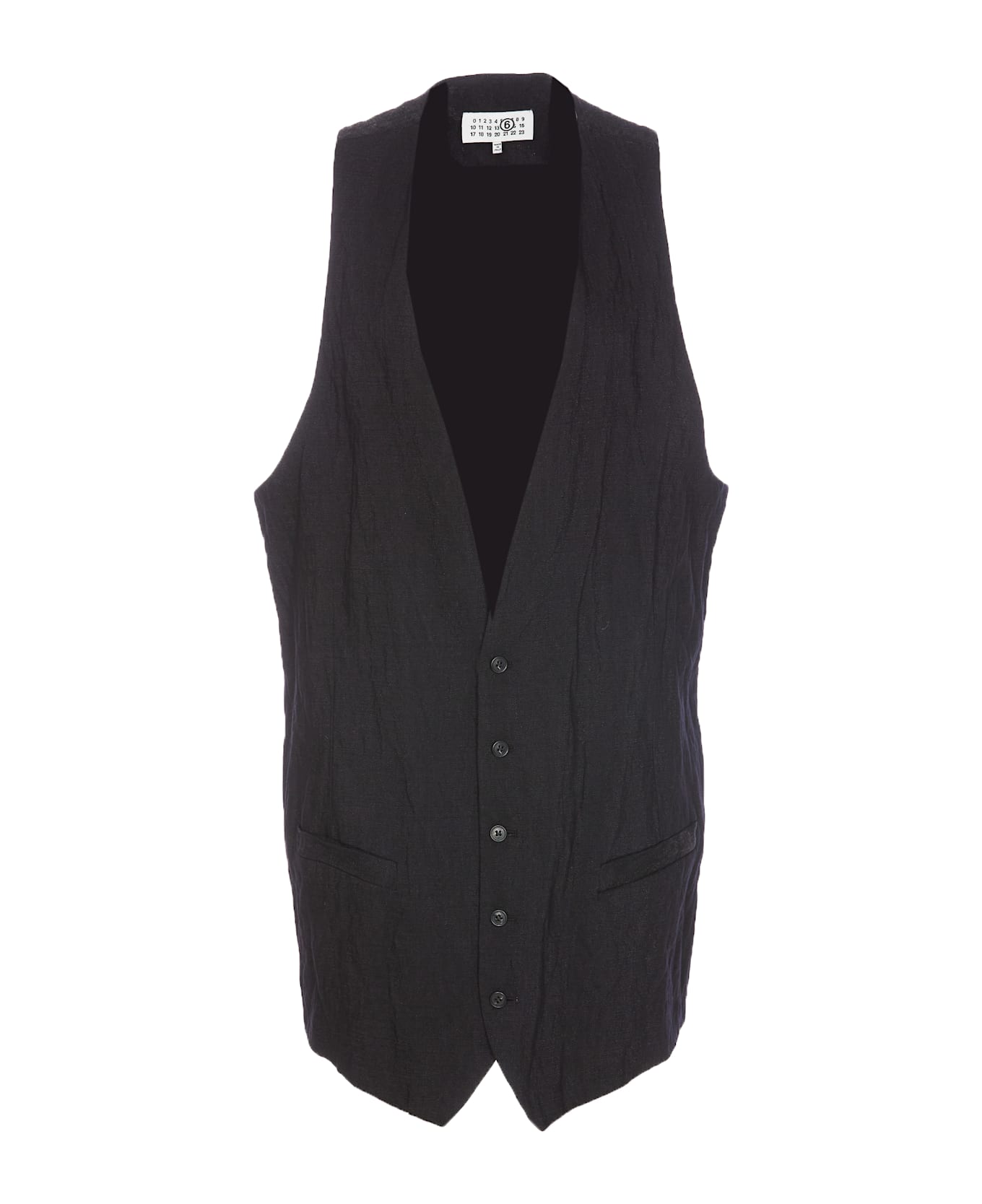MM6 Maison Margiela Vest - Black