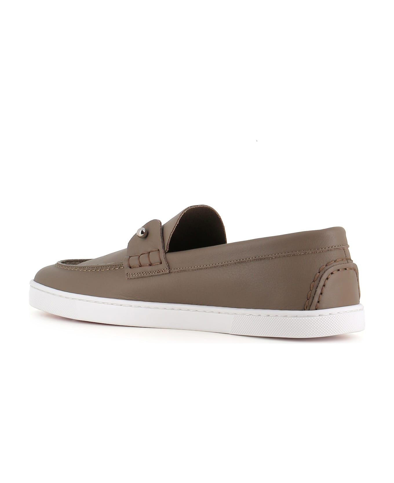 Christian Louboutin Slip-on Chambeliboat Flat - Taupe