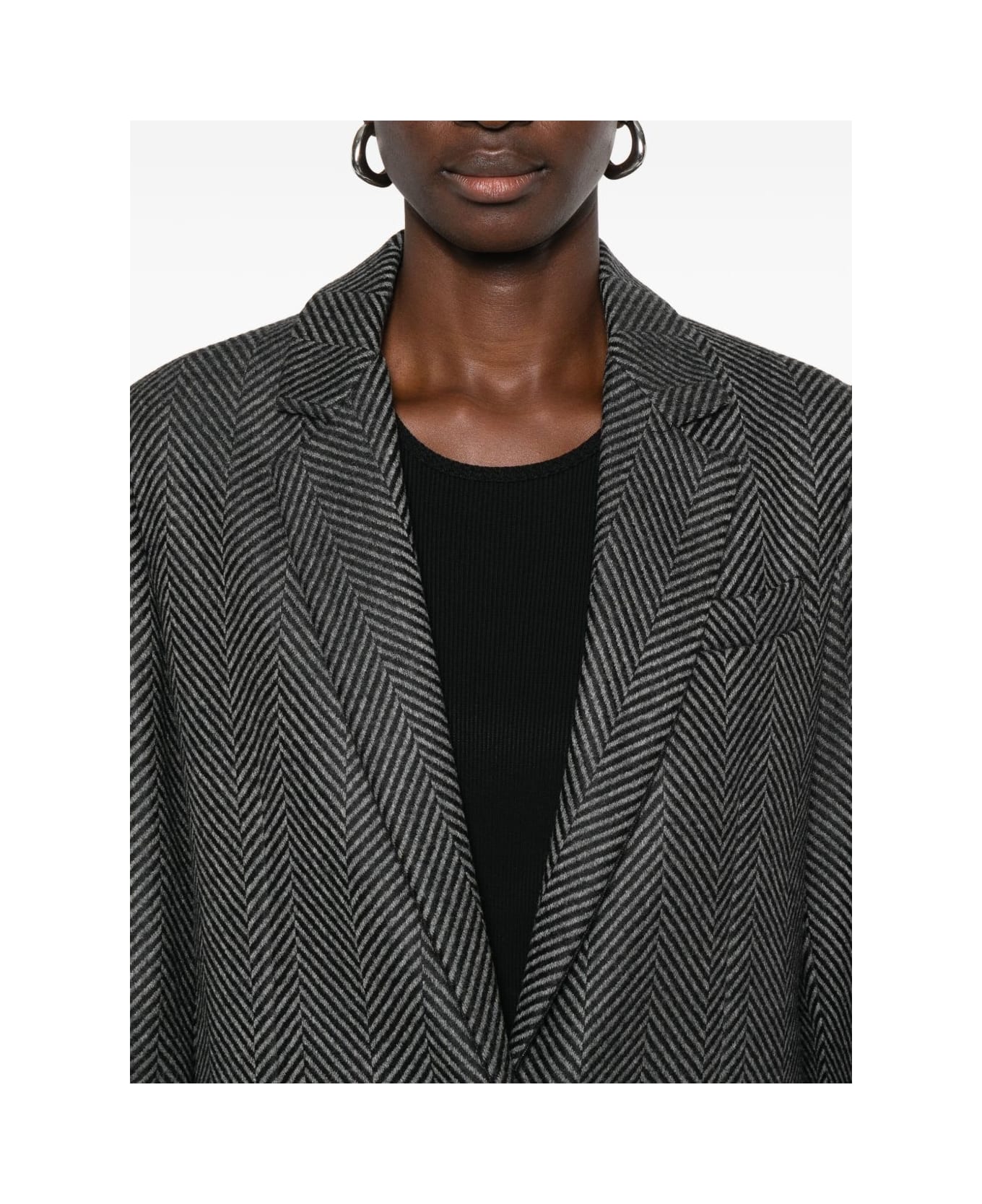 Forte_Forte Wool Single-breasted Jacket - Grey