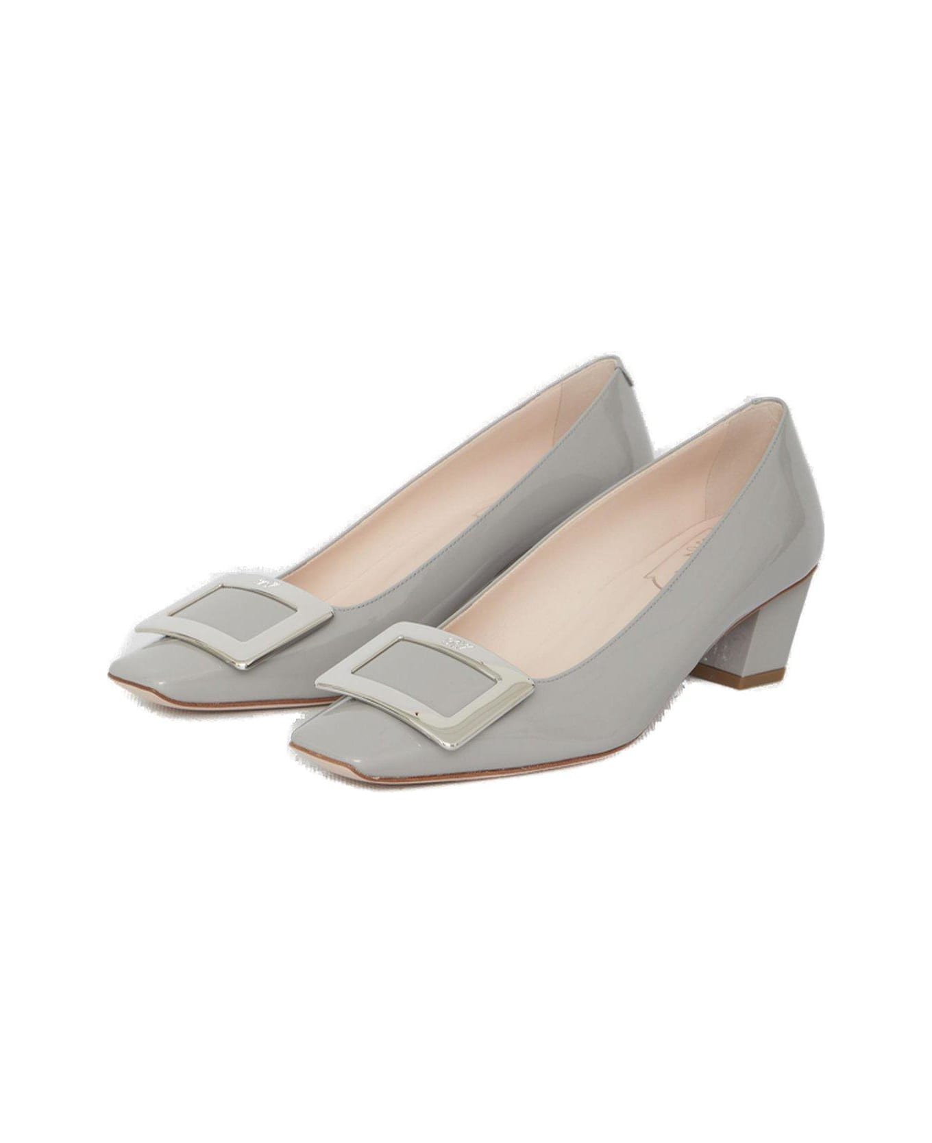Roger Vivier Belle Vivier Buckle Pumps - Grey