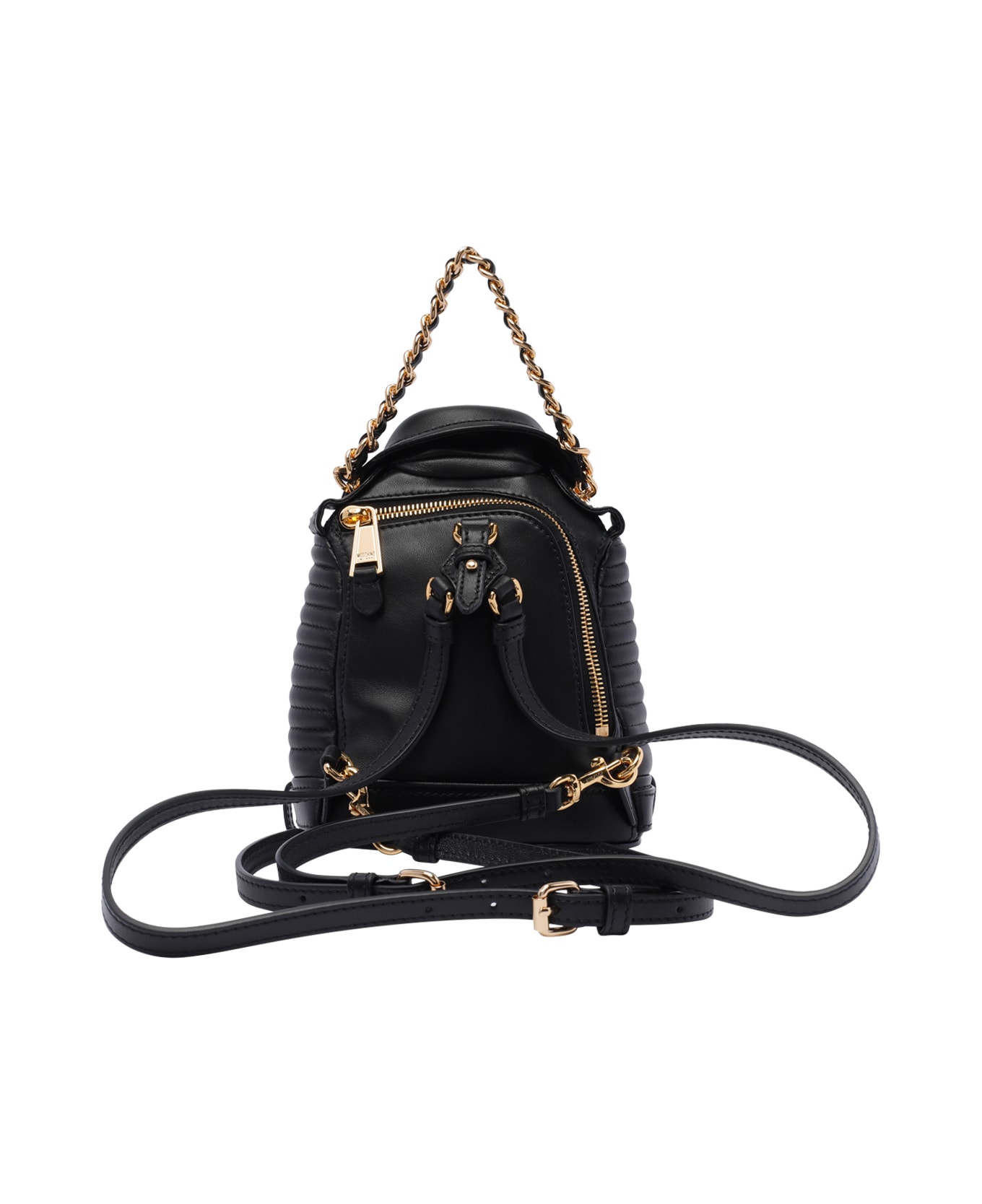 Moschino Biker Backpack - Black