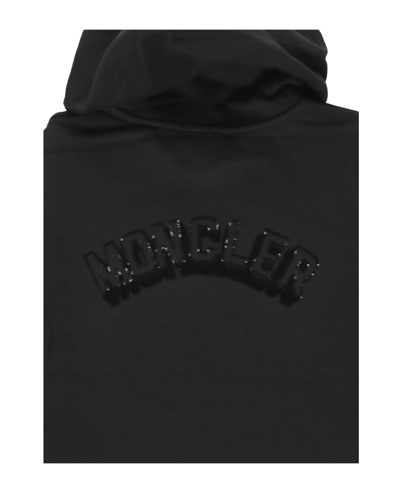 Moncler Hoodie Dress - BLACK