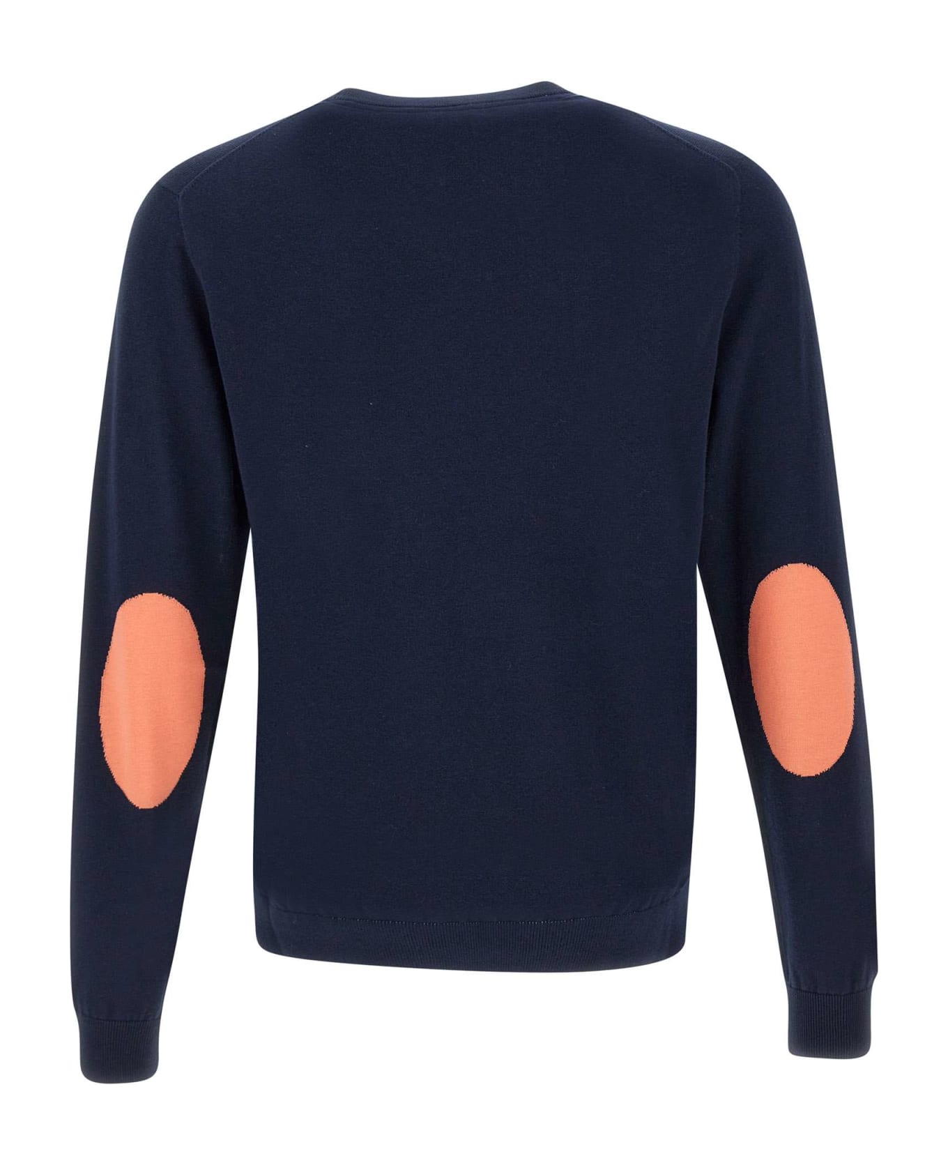 Sun 68 "round Elbow" Sweater Cotton - BLUE