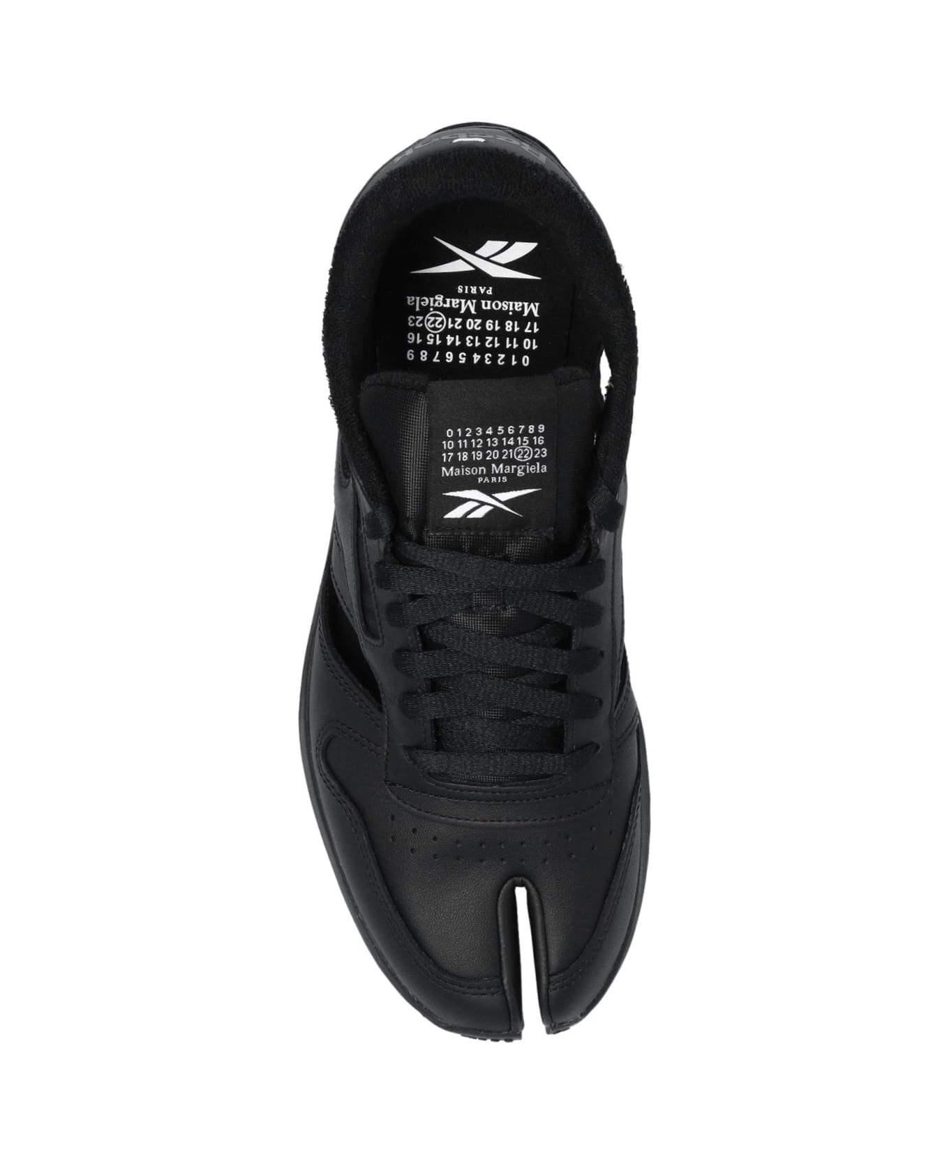 Maison Margiela Leather Sneaker - Black スニーカー