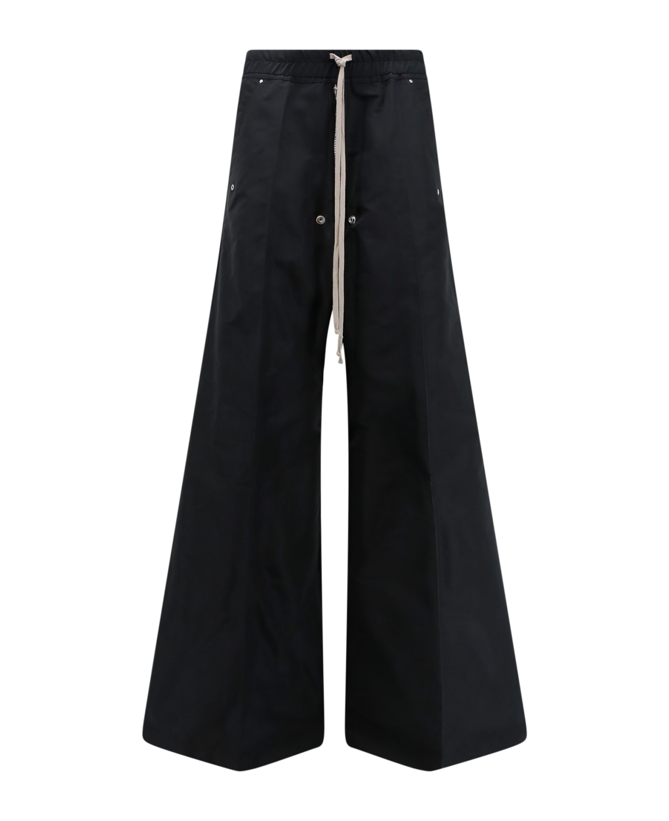Rick Owens Straight Lace-up Trousers - Black ボトムス