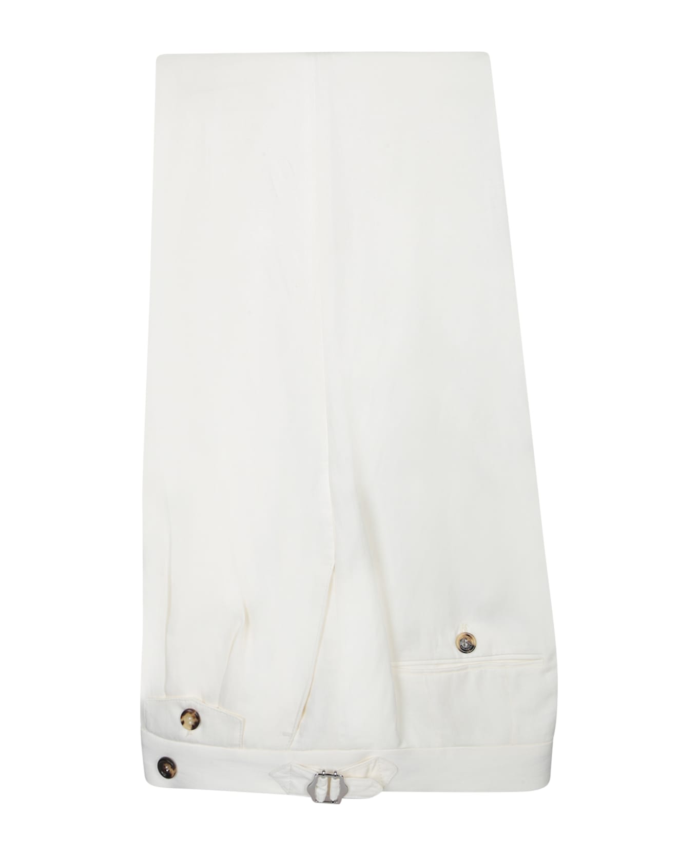 Brunello Cucinelli Linen And Silk White Suit - White