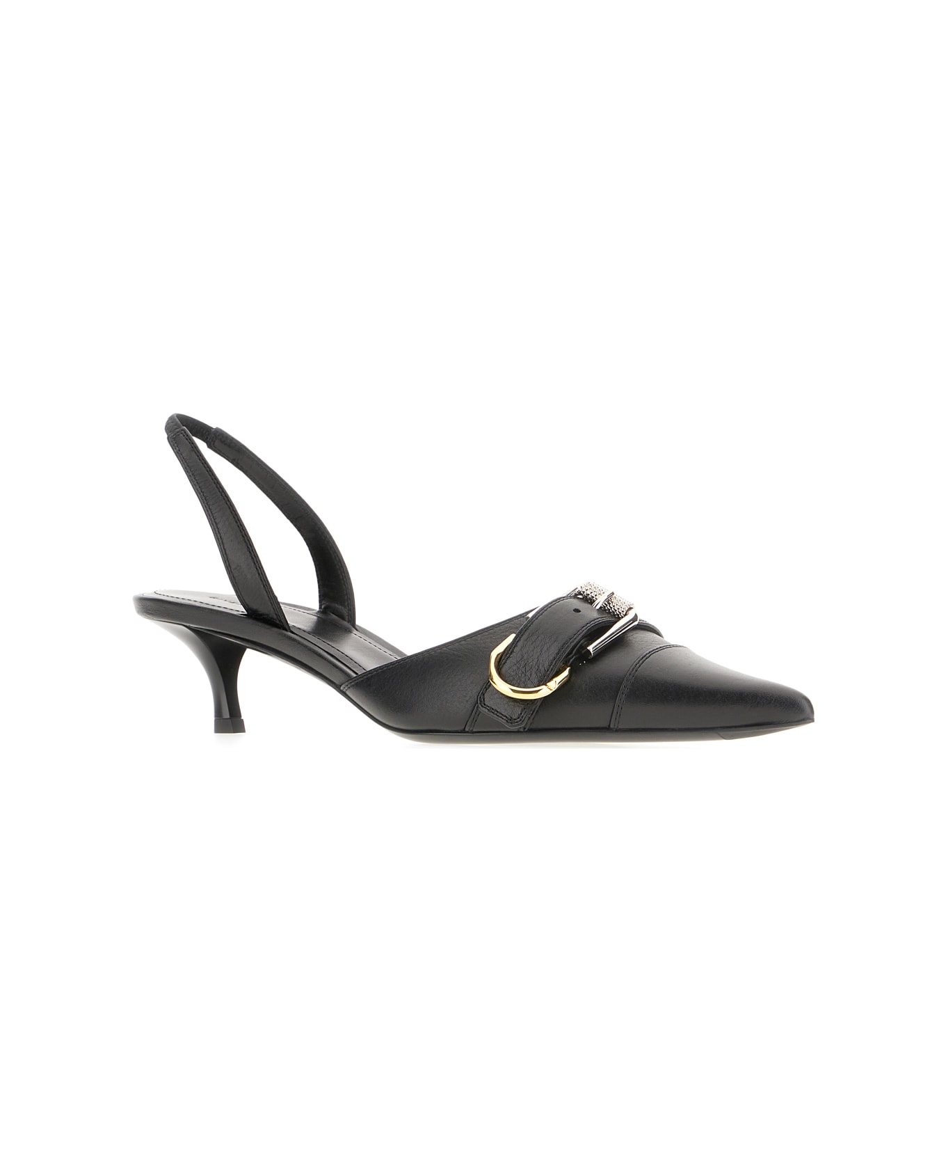 Givenchy Black Leather Voyou Pumps - Black