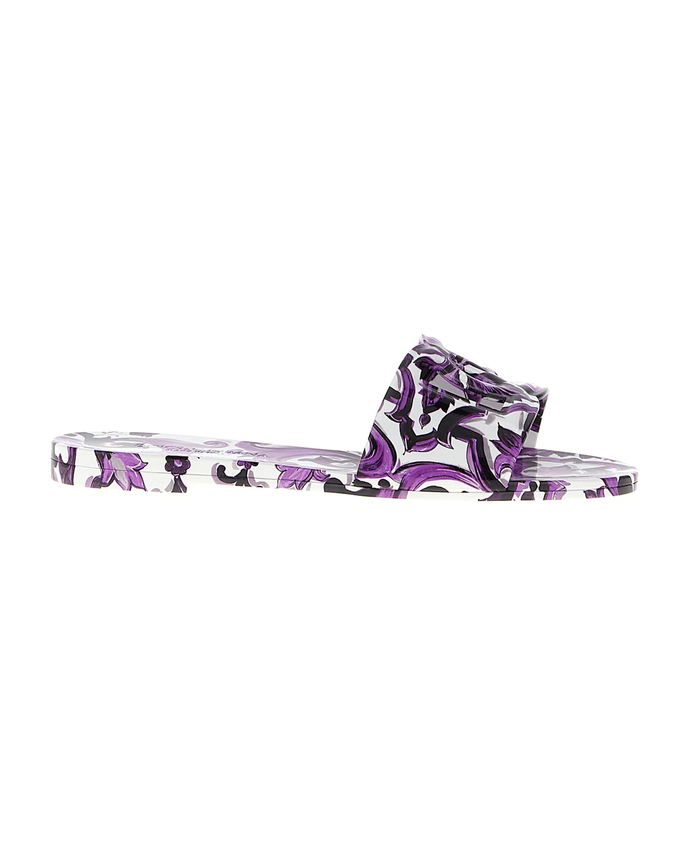Dolce 
Gabbana 
beachwear
 Slides - Purple