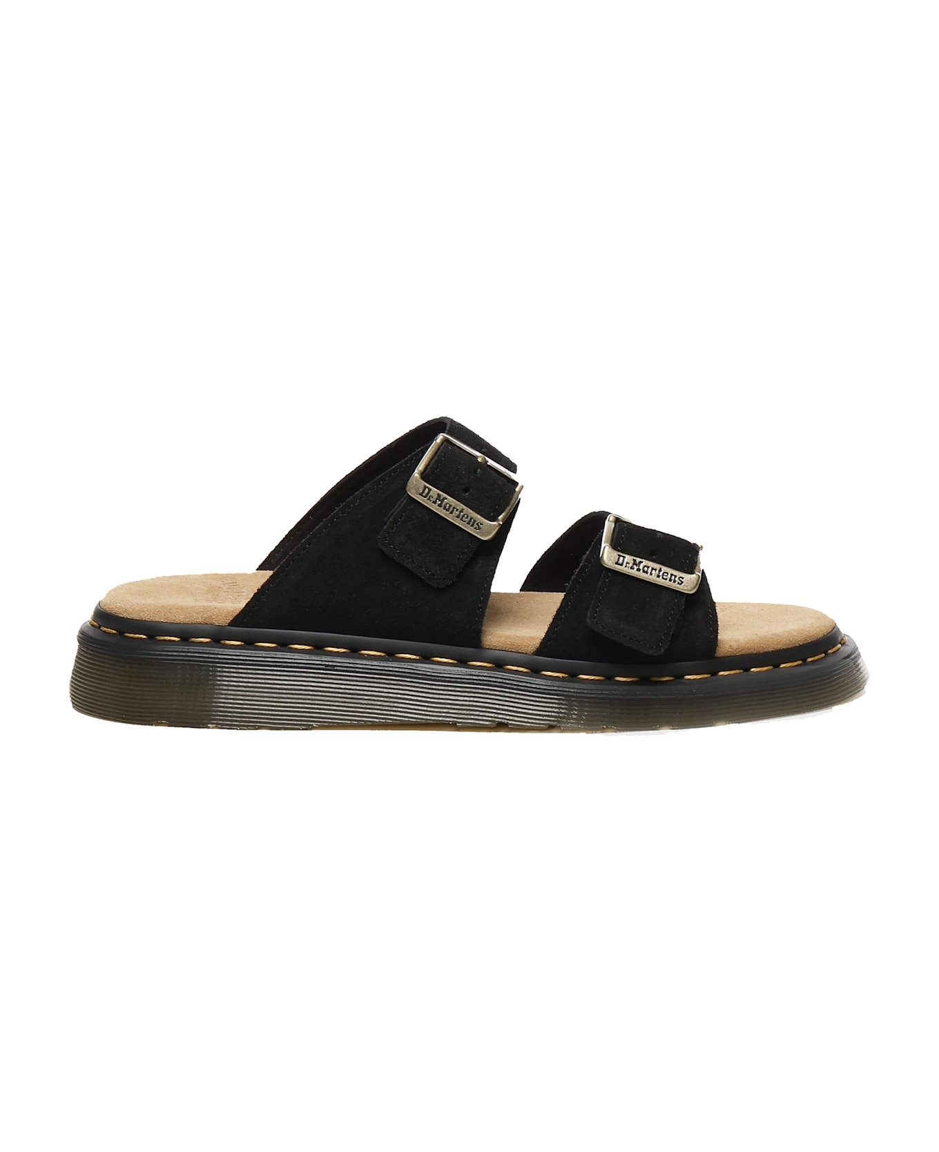 Dr. Martens Josef Suede Sandals - Black
