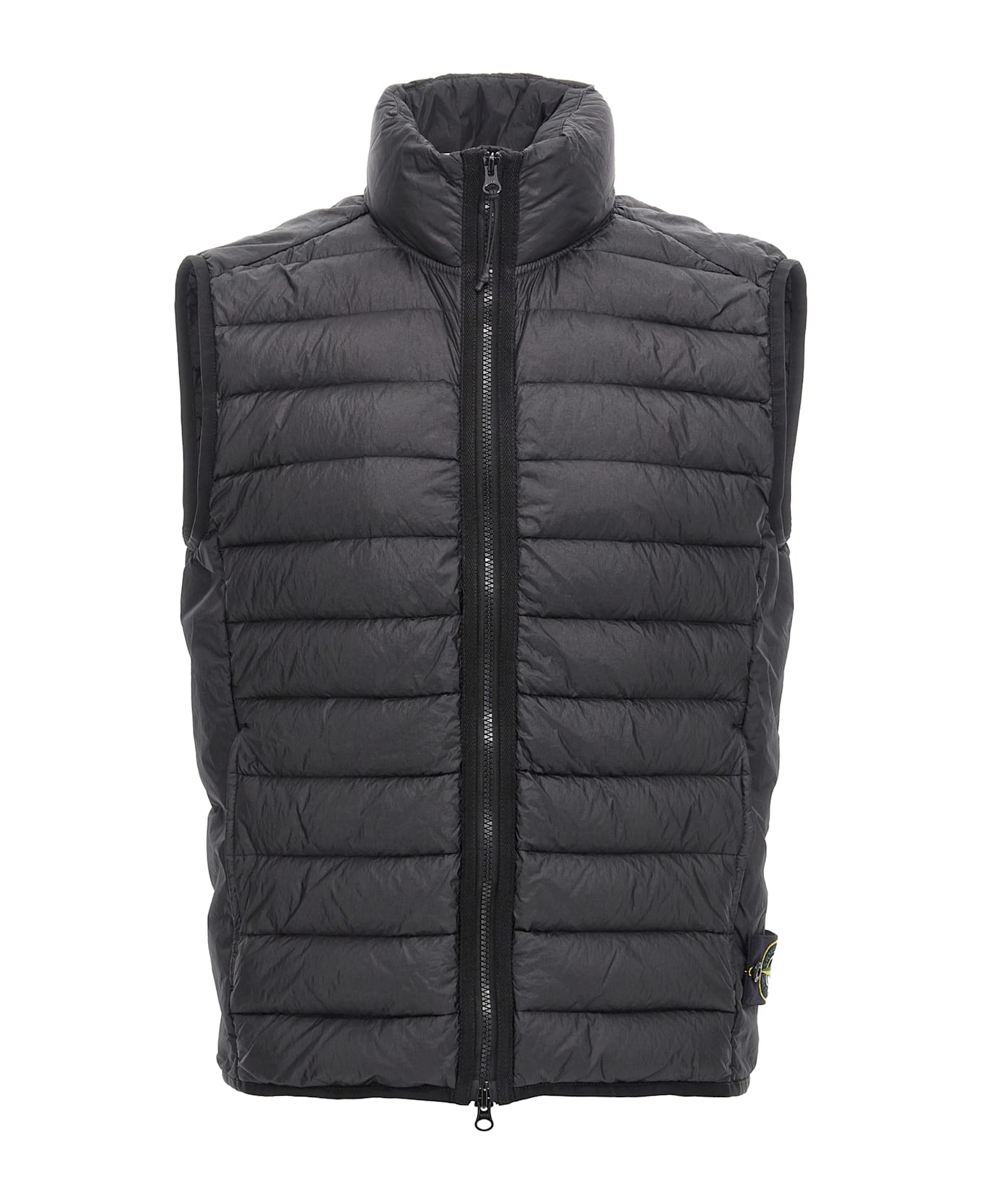 Stone Island 
loom Woven Chambers Nylon Down-tc
 Vest - Black