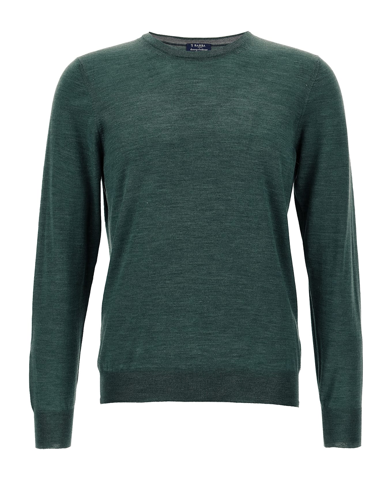 Barba Napoli Crew-neck Sweater - Green