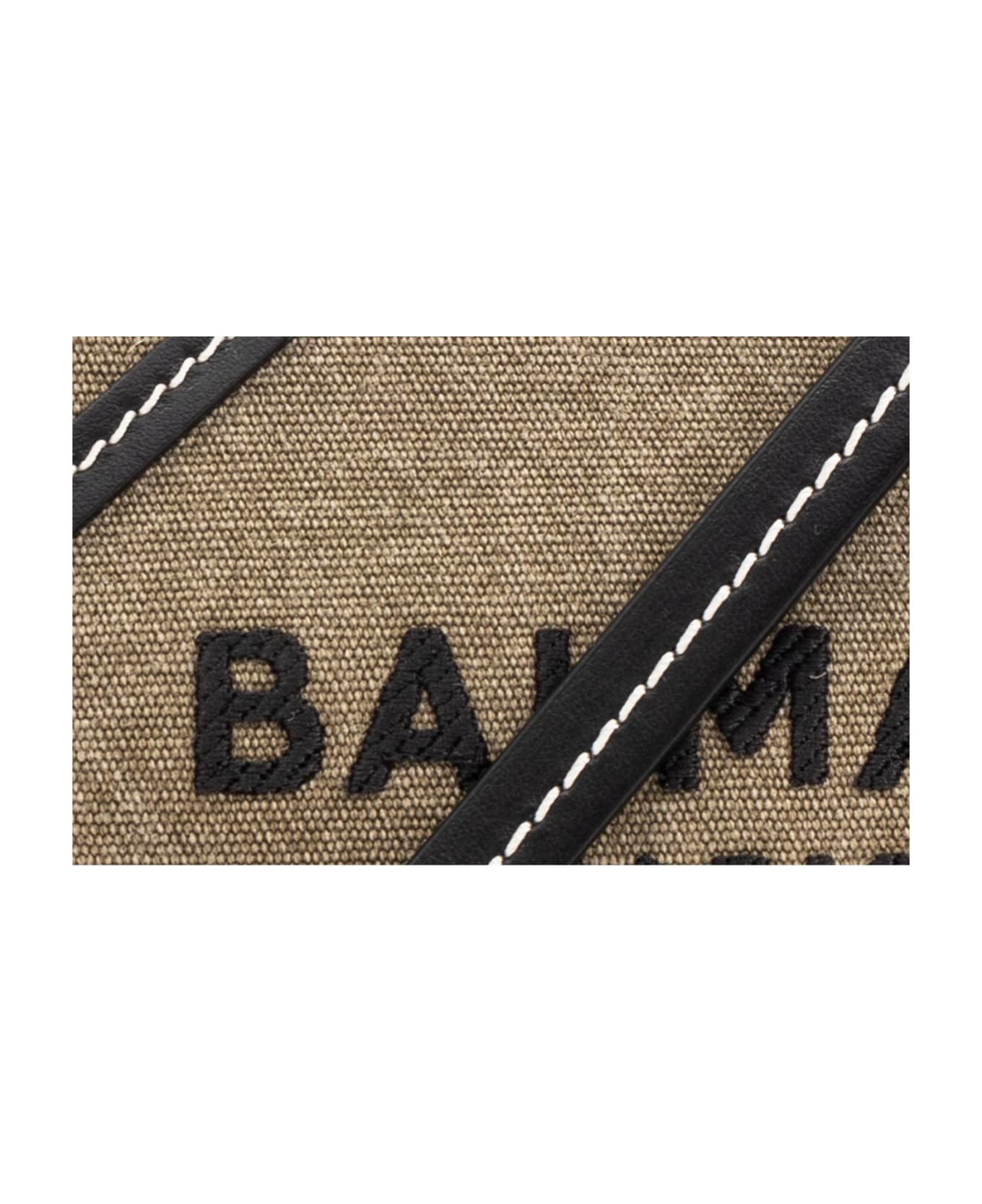 Balmain B-army Shopper - Ubk Kaki Noir