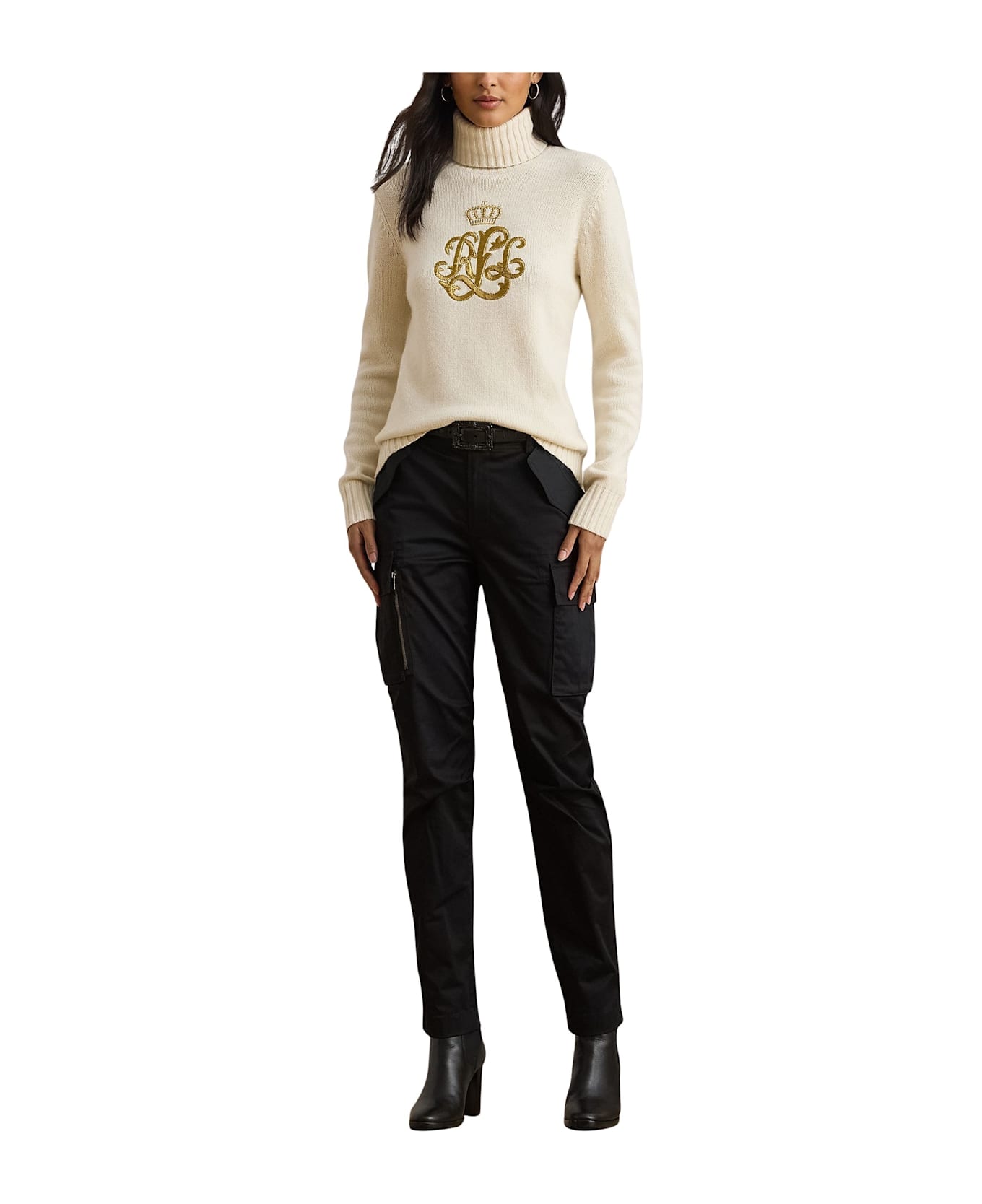 Ralph Lauren Kexley Long Sleeve Pullover - Mascarpone Cream