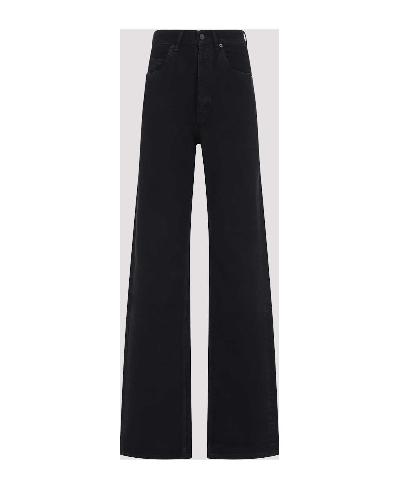 Saint Laurent Straight Leg Jeans - Midnight Black