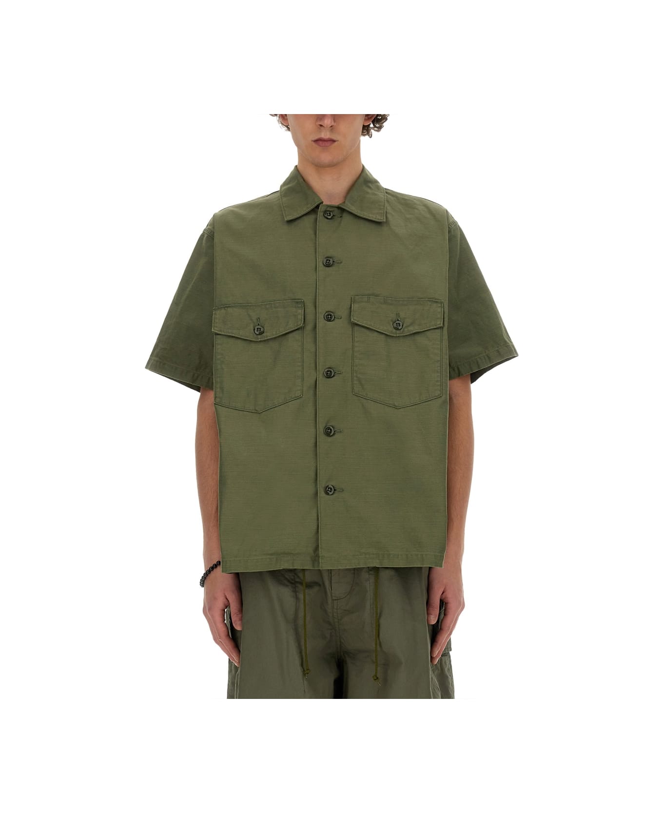 Needles Cotton Shirt - GREEN シャツ