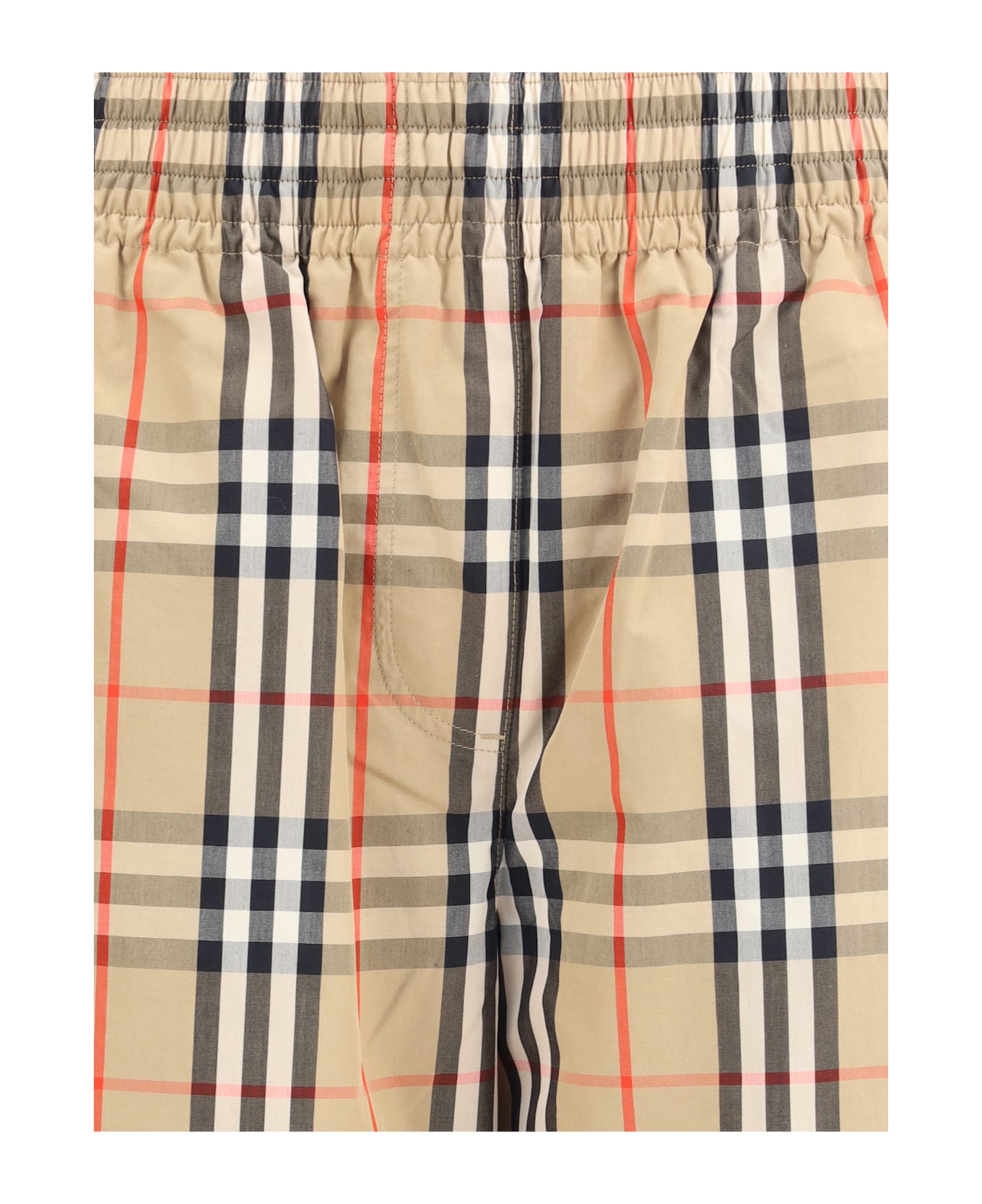 Burberry Check Cotton Pants