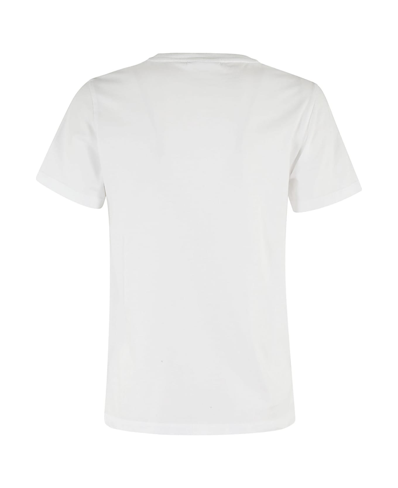 Maison Kitsuné Fox Head Patch - White Tシャツ