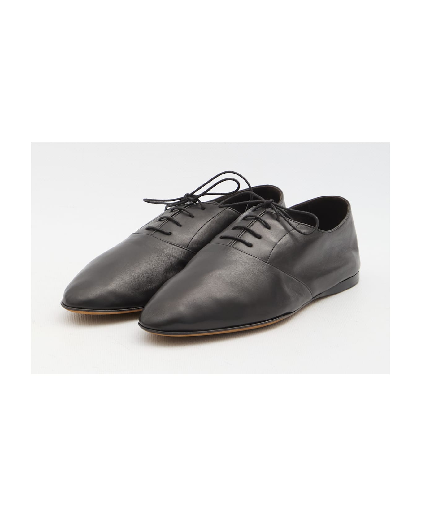 The Row Awar Lace-up Shoes - BLACK