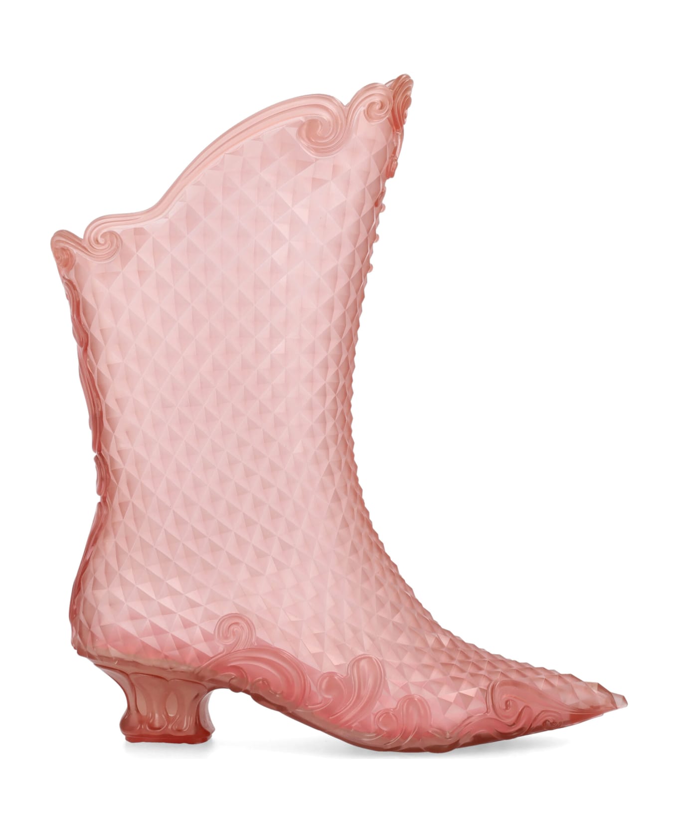 Y/Project Melissa Court Boot - TRANSP PINK