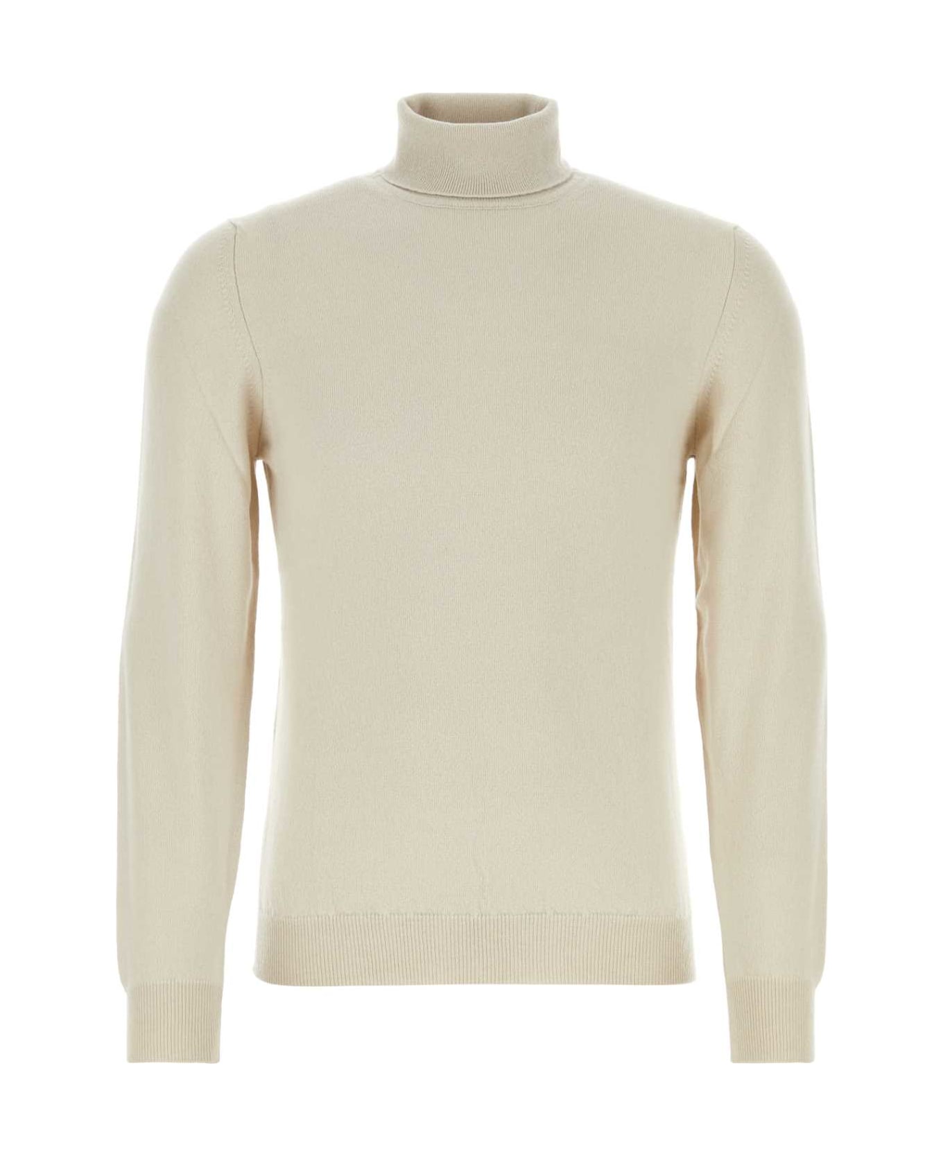 Fedeli Sand Cashmere Sweater - BURRO ニットウェア