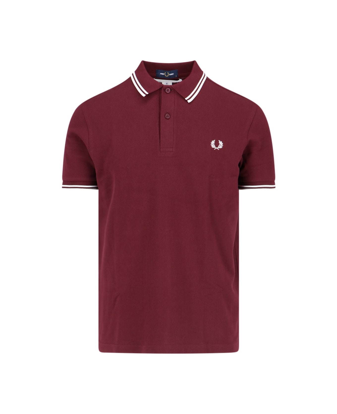 Comme des Garçons Shirt Logo Polo Shirt - Burgundy