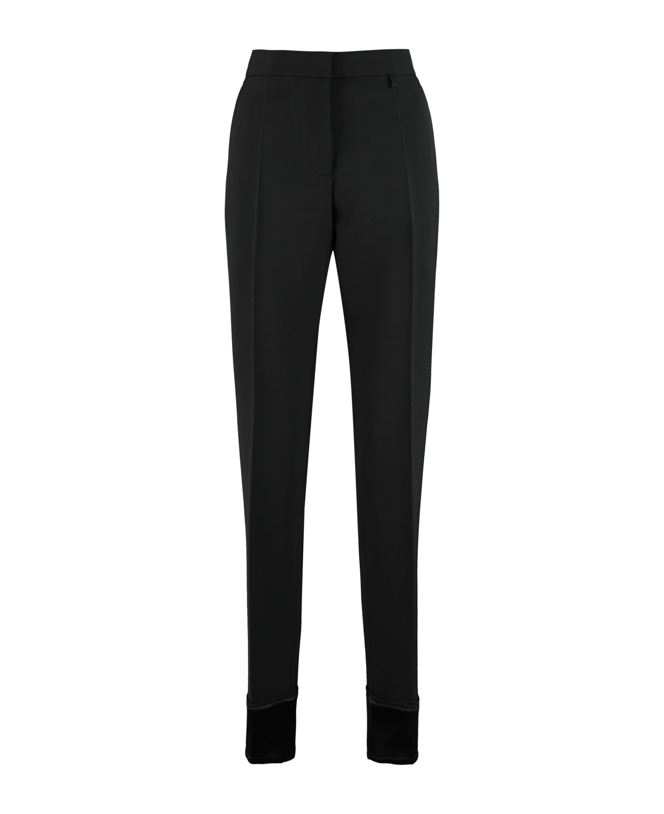 Givenchy Wool Tailored Trousers - black ボトムス