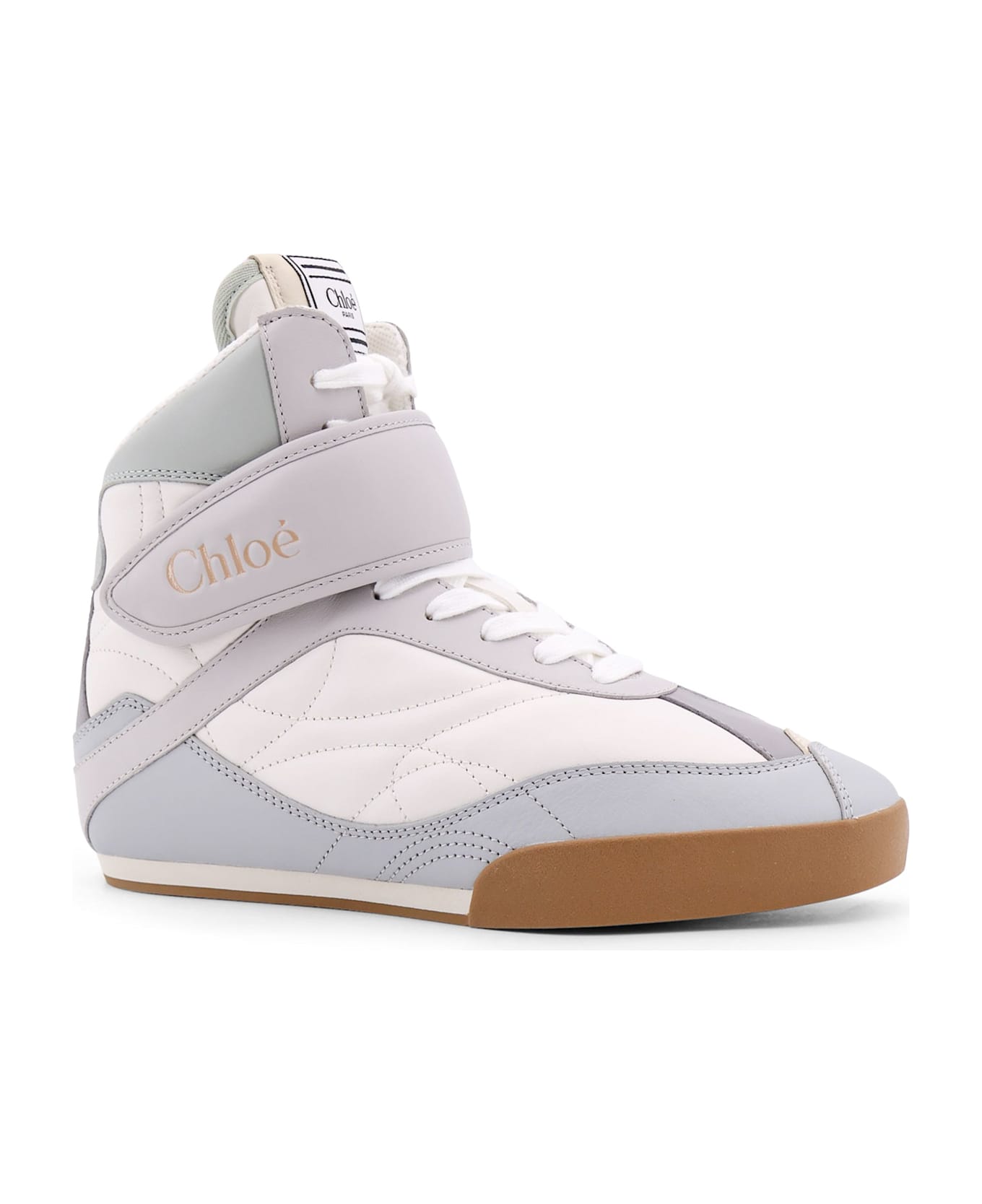 Chloé Kick High Top Sneakers - White