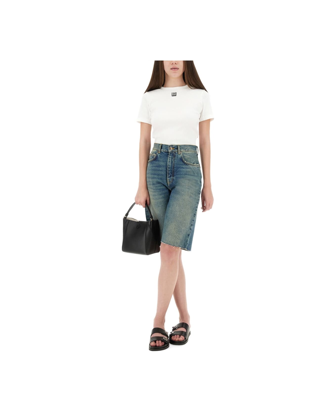 Tory Burch Denim Shorts - DENIM