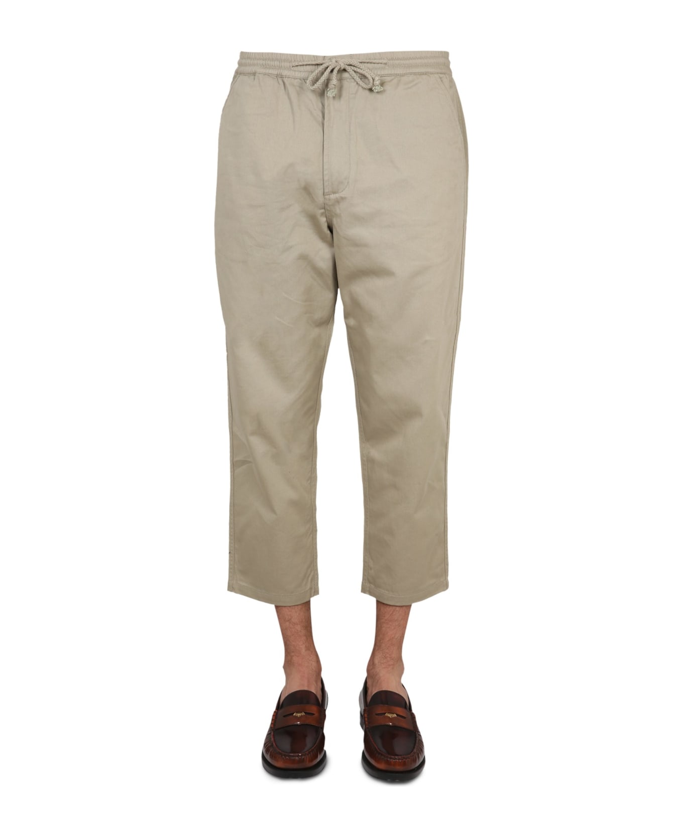 Universal Works Cropped Fit Pants - BEIGE