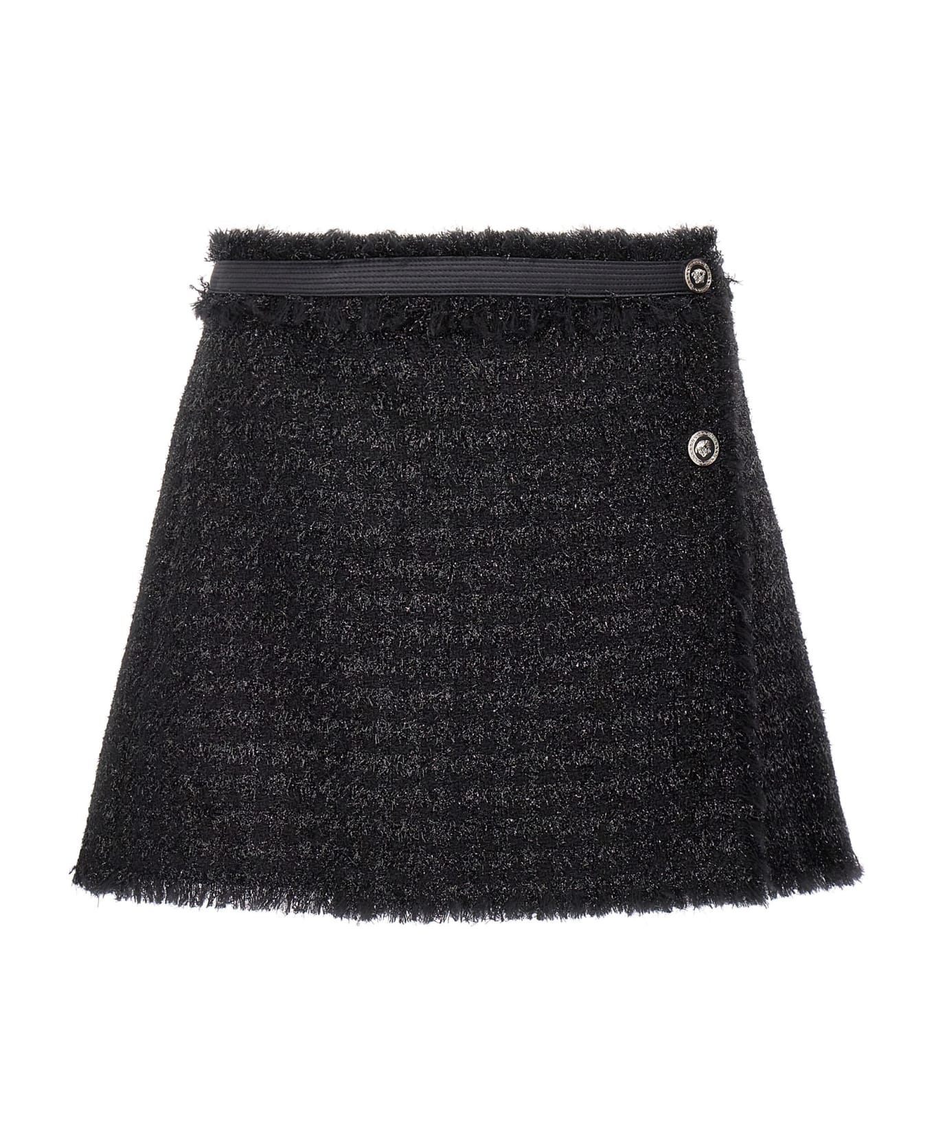 Versace Lurex Skirt - Black